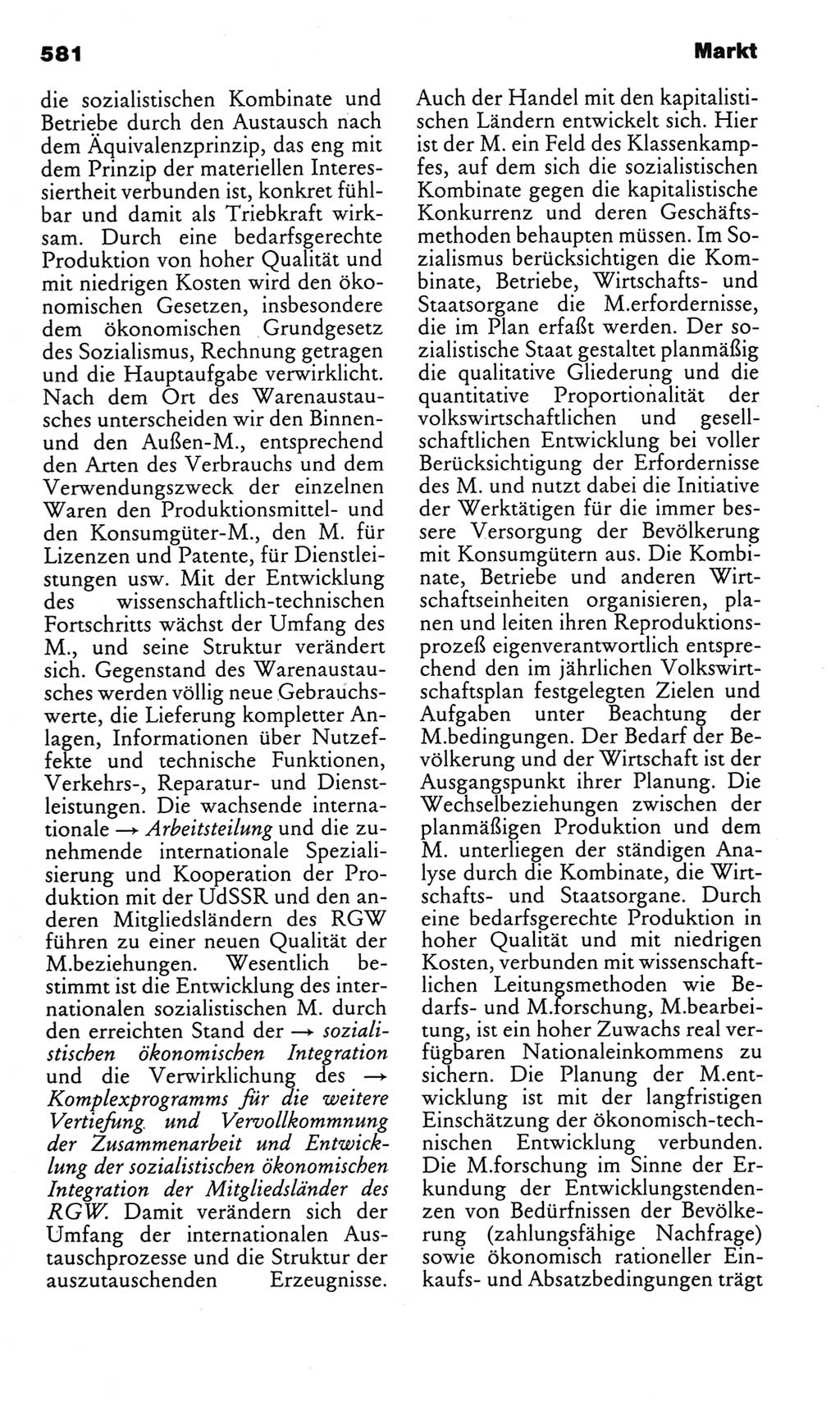 Kleines politisches Wörterbuch [Deutsche Demokratische Republik (DDR)] 1983, Seite 581 (Kl. pol. Wb. DDR 1983, S. 581)