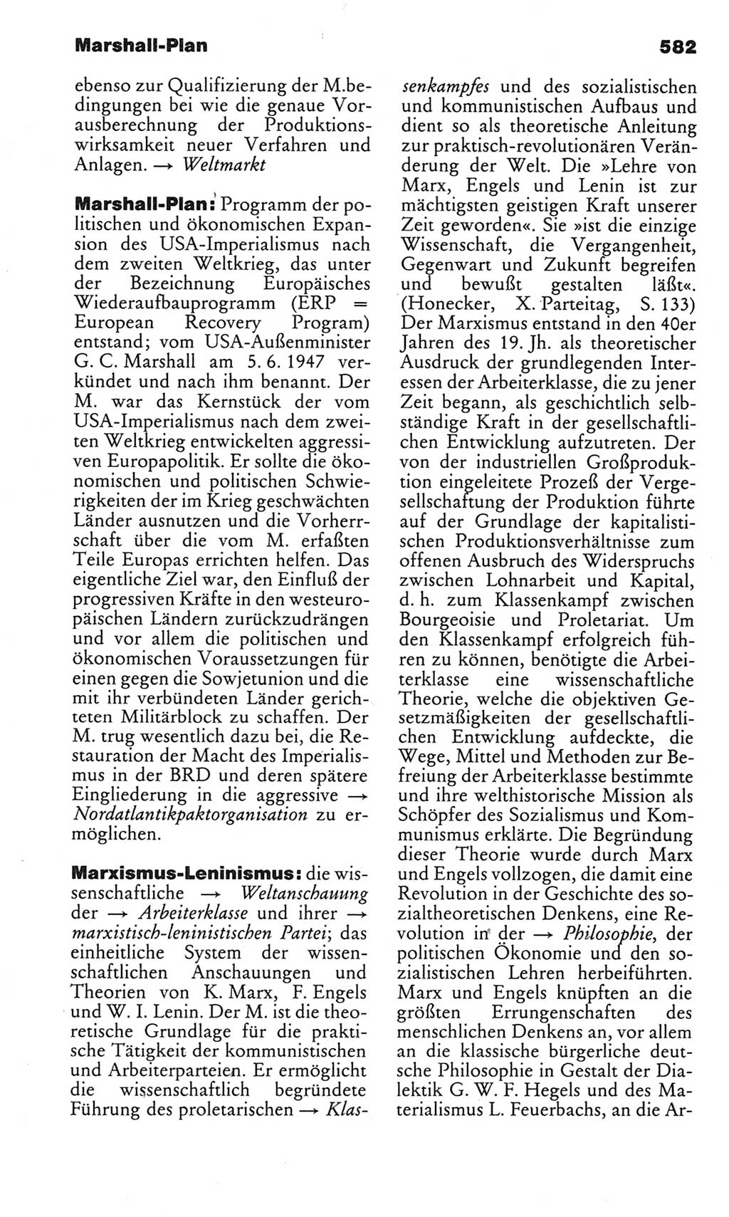 Kleines politisches Wörterbuch [Deutsche Demokratische Republik (DDR)] 1983, Seite 582 (Kl. pol. Wb. DDR 1983, S. 582)