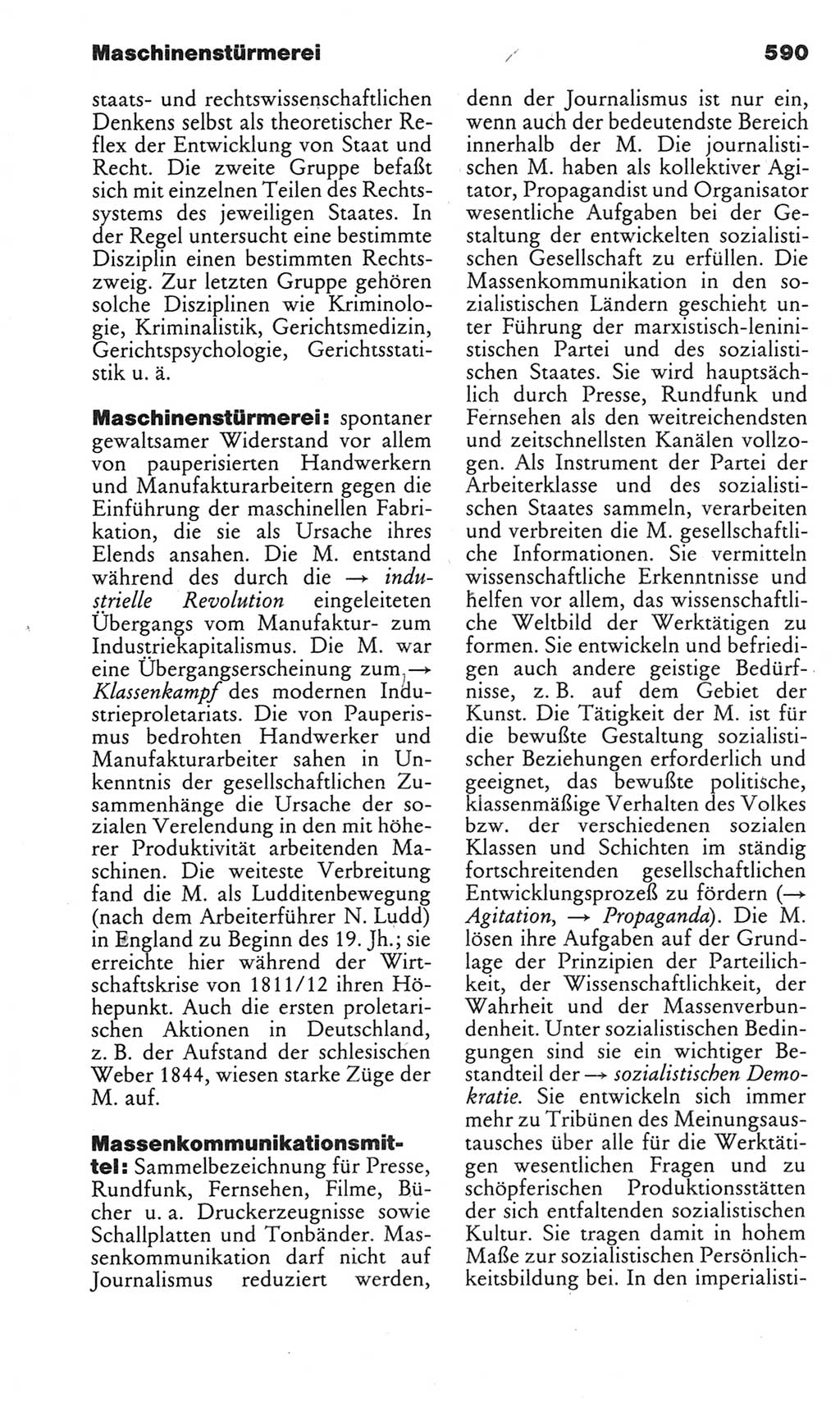 Kleines politisches Wörterbuch [Deutsche Demokratische Republik (DDR)] 1983, Seite 590 (Kl. pol. Wb. DDR 1983, S. 590)