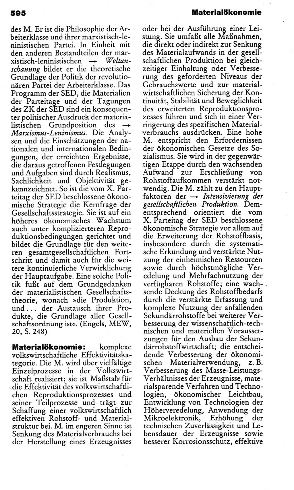 Kleines politisches Wörterbuch [Deutsche Demokratische Republik (DDR)] 1983, Seite 595 (Kl. pol. Wb. DDR 1983, S. 595)