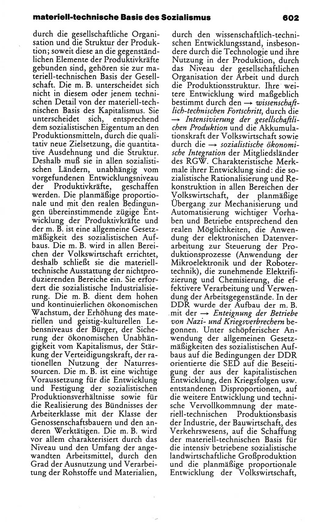 Kleines politisches Wörterbuch [Deutsche Demokratische Republik (DDR)] 1983, Seite 602 (Kl. pol. Wb. DDR 1983, S. 602)