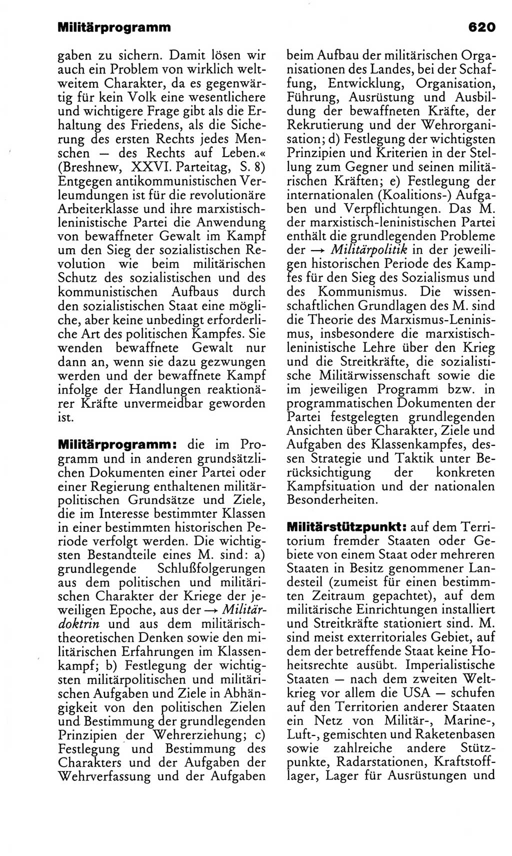 Kleines politisches Wörterbuch [Deutsche Demokratische Republik (DDR)] 1983, Seite 620 (Kl. pol. Wb. DDR 1983, S. 620)