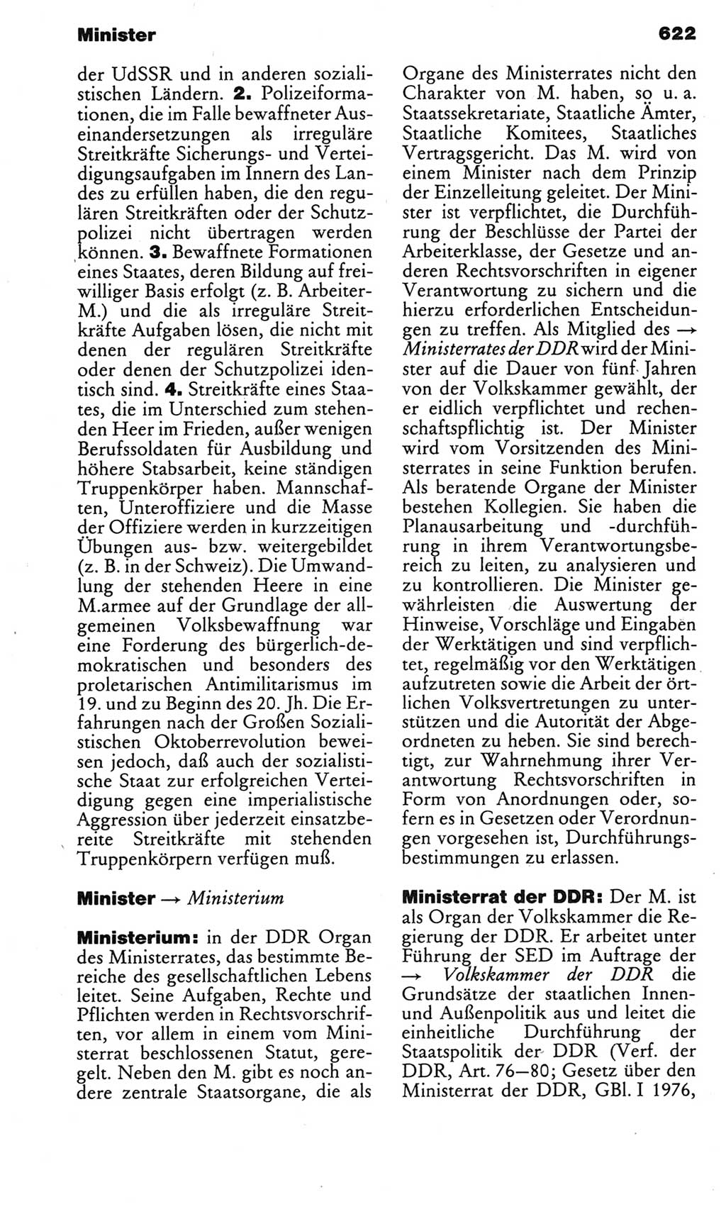 Kleines politisches Wörterbuch [Deutsche Demokratische Republik (DDR)] 1983, Seite 622 (Kl. pol. Wb. DDR 1983, S. 622)
