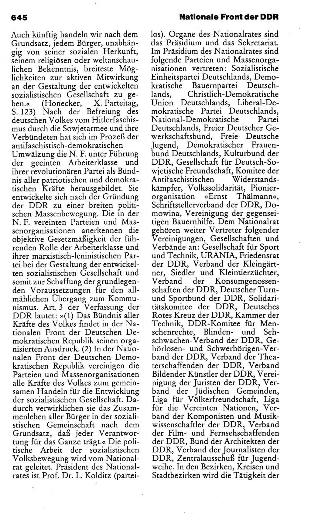 Kleines politisches Wörterbuch [Deutsche Demokratische Republik (DDR)] 1983, Seite 645 (Kl. pol. Wb. DDR 1983, S. 645)