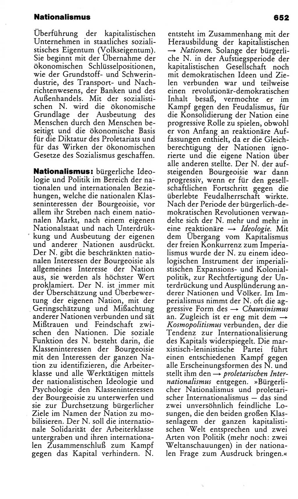 Kleines politisches Wörterbuch [Deutsche Demokratische Republik (DDR)] 1983, Seite 652 (Kl. pol. Wb. DDR 1983, S. 652)