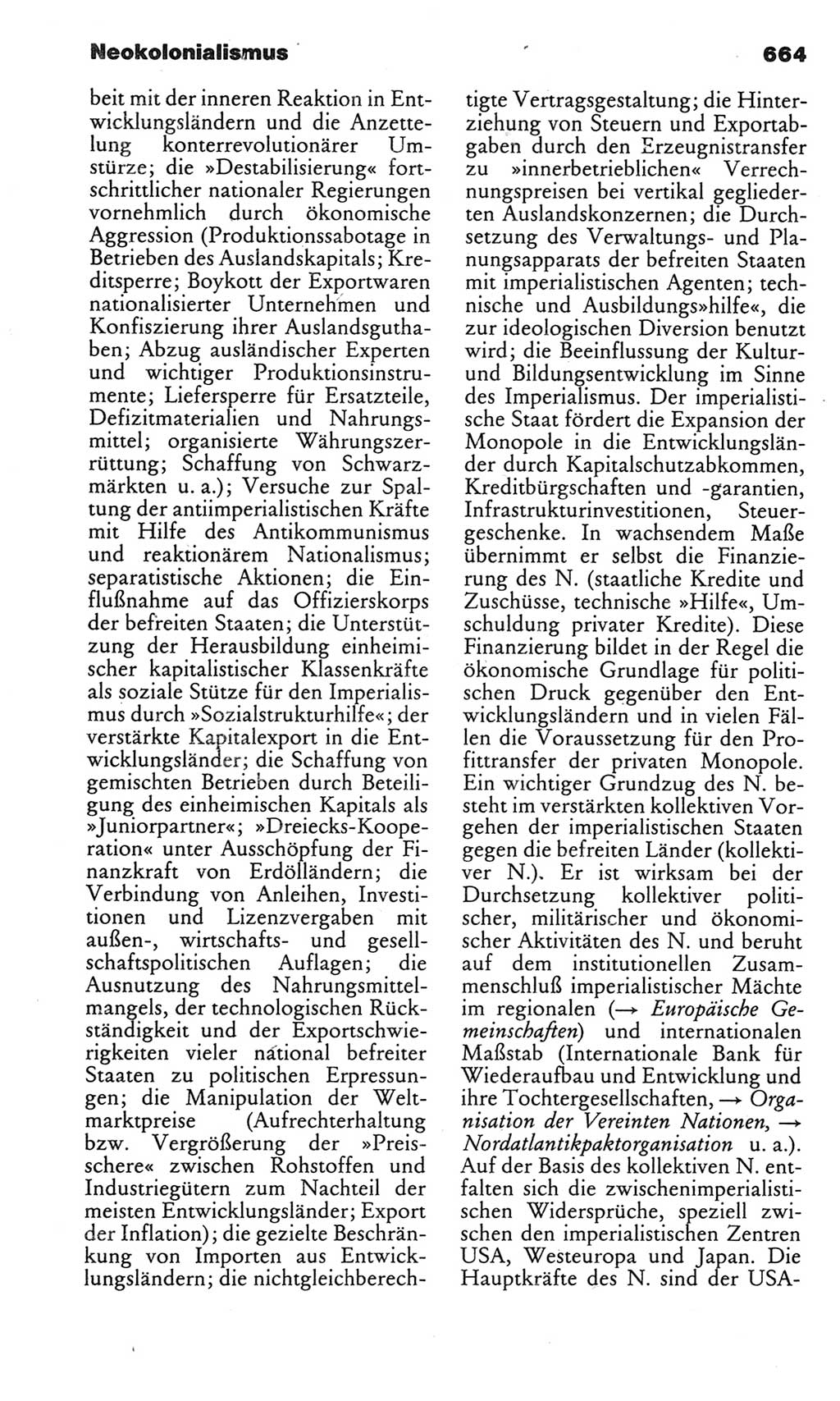 Kleines politisches Wörterbuch [Deutsche Demokratische Republik (DDR)] 1983, Seite 664 (Kl. pol. Wb. DDR 1983, S. 664)