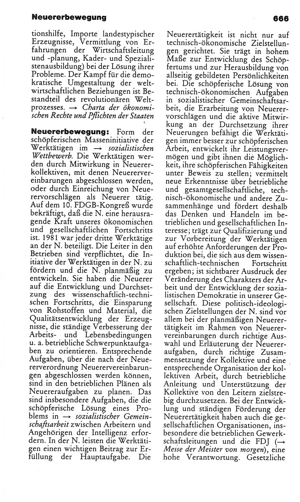 Kleines politisches Wörterbuch [Deutsche Demokratische Republik (DDR)] 1983, Seite 666 (Kl. pol. Wb. DDR 1983, S. 666)