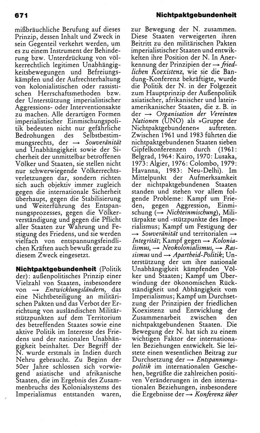 Kleines politisches Wörterbuch [Deutsche Demokratische Republik (DDR)] 1983, Seite 671 (Kl. pol. Wb. DDR 1983, S. 671)