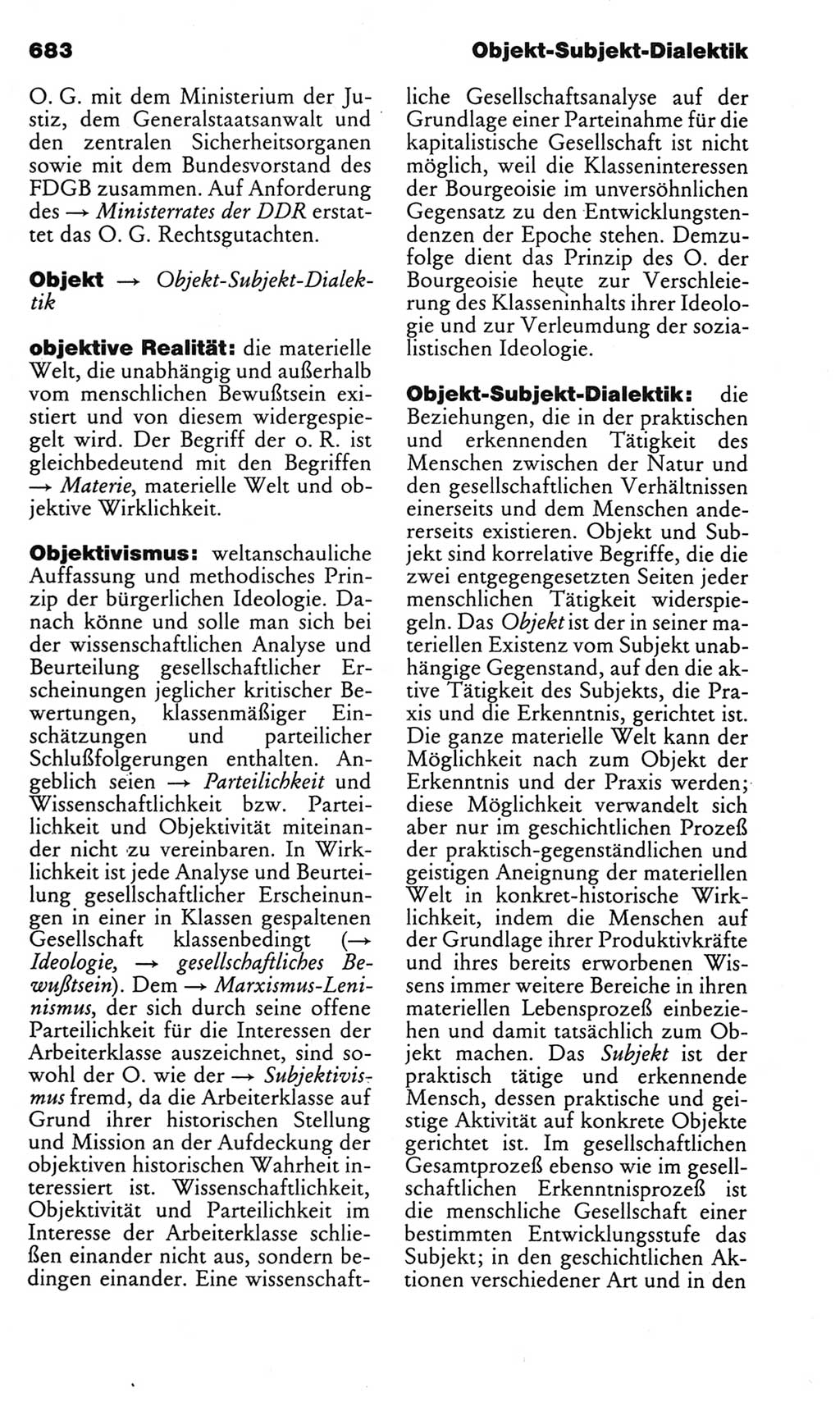 Kleines politisches Wörterbuch [Deutsche Demokratische Republik (DDR)] 1983, Seite 683 (Kl. pol. Wb. DDR 1983, S. 683)