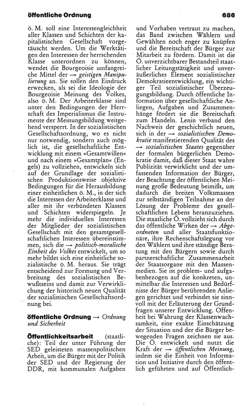 Kleines politisches Wörterbuch [Deutsche Demokratische Republik (DDR)] 1983, Seite 686 (Kl. pol. Wb. DDR 1983, S. 686)