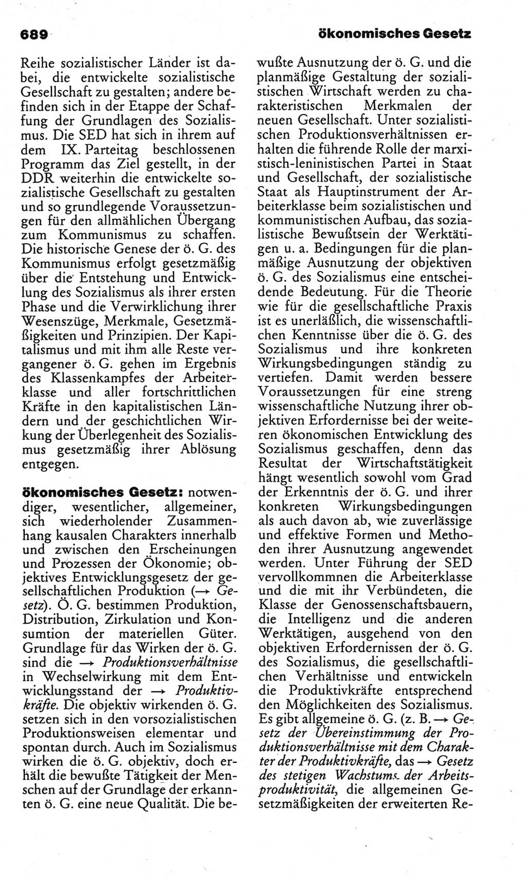 Kleines politisches Wörterbuch [Deutsche Demokratische Republik (DDR)] 1983, Seite 689 (Kl. pol. Wb. DDR 1983, S. 689)