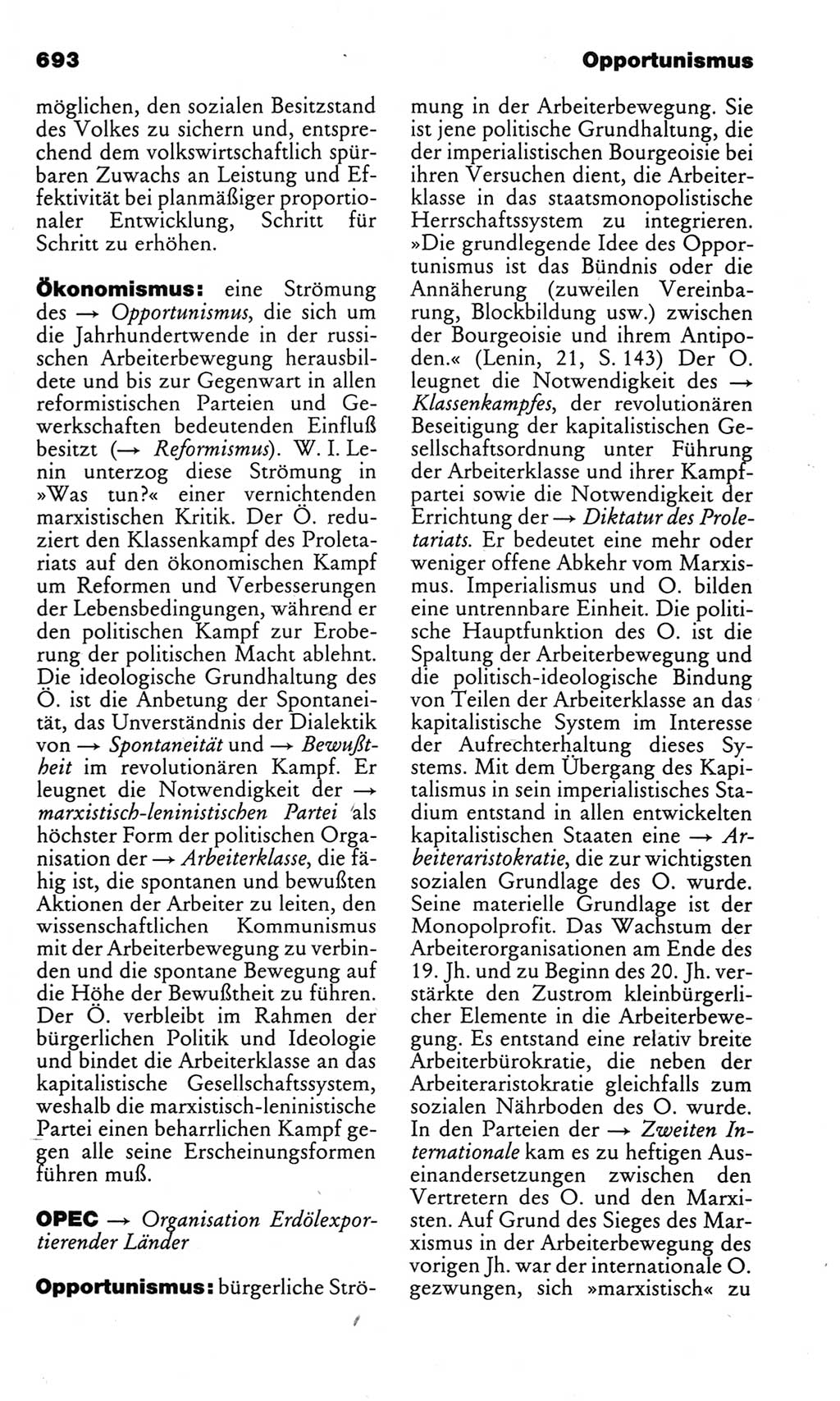 Kleines politisches Wörterbuch [Deutsche Demokratische Republik (DDR)] 1983, Seite 693 (Kl. pol. Wb. DDR 1983, S. 693)