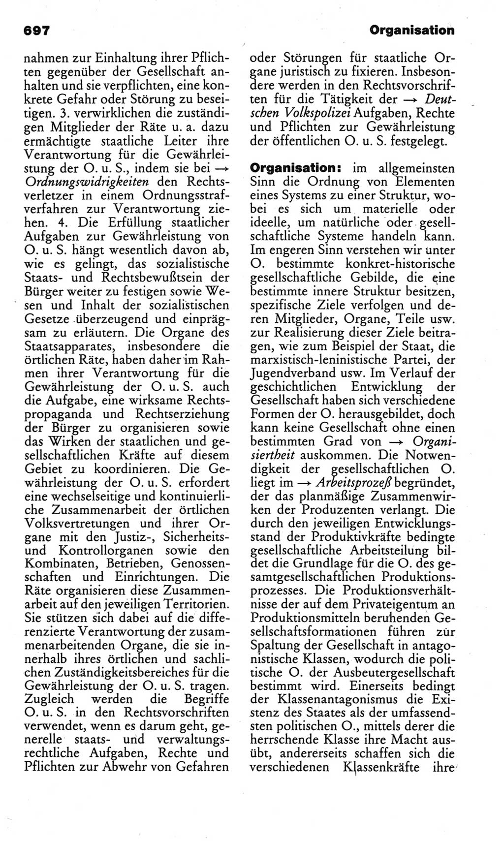 Kleines politisches Wörterbuch [Deutsche Demokratische Republik (DDR)] 1983, Seite 697 (Kl. pol. Wb. DDR 1983, S. 697)