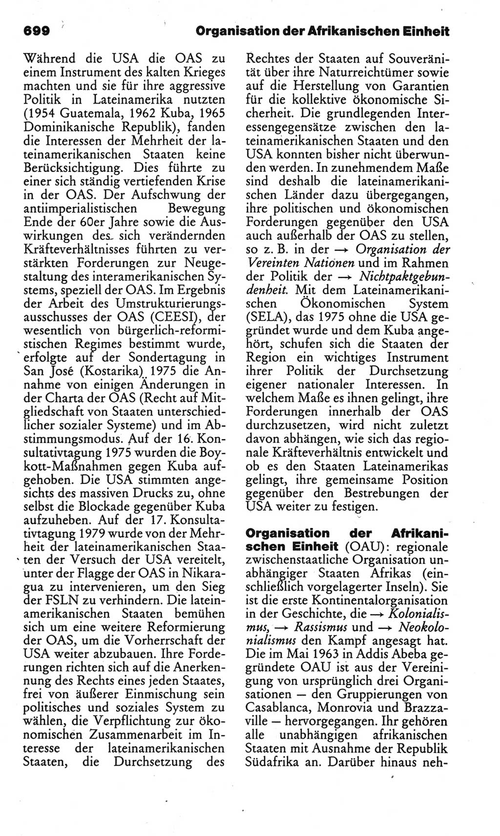 Kleines politisches Wörterbuch [Deutsche Demokratische Republik (DDR)] 1983, Seite 699 (Kl. pol. Wb. DDR 1983, S. 699)