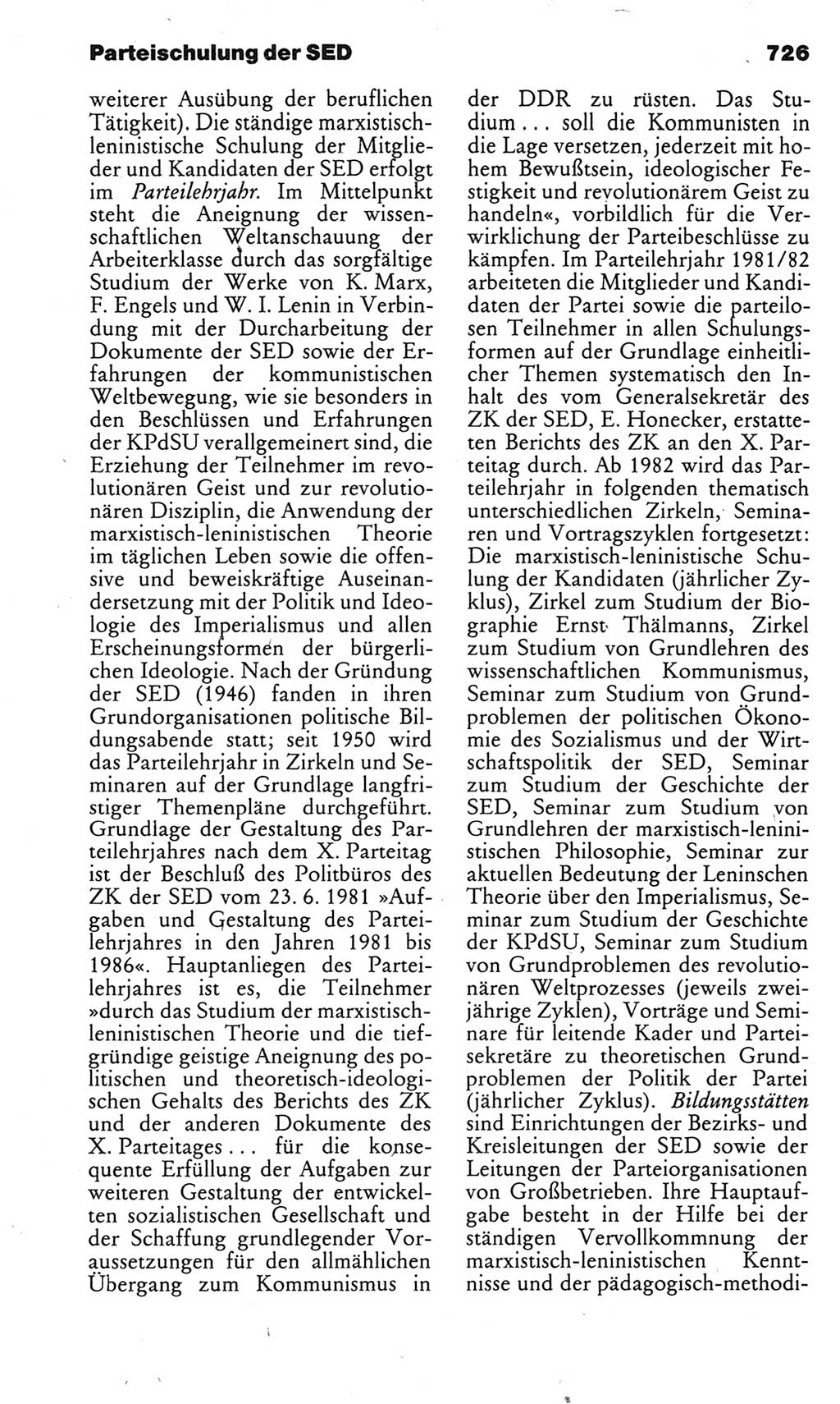 Kleines politisches Wörterbuch [Deutsche Demokratische Republik (DDR)] 1983, Seite 726 (Kl. pol. Wb. DDR 1983, S. 726)
