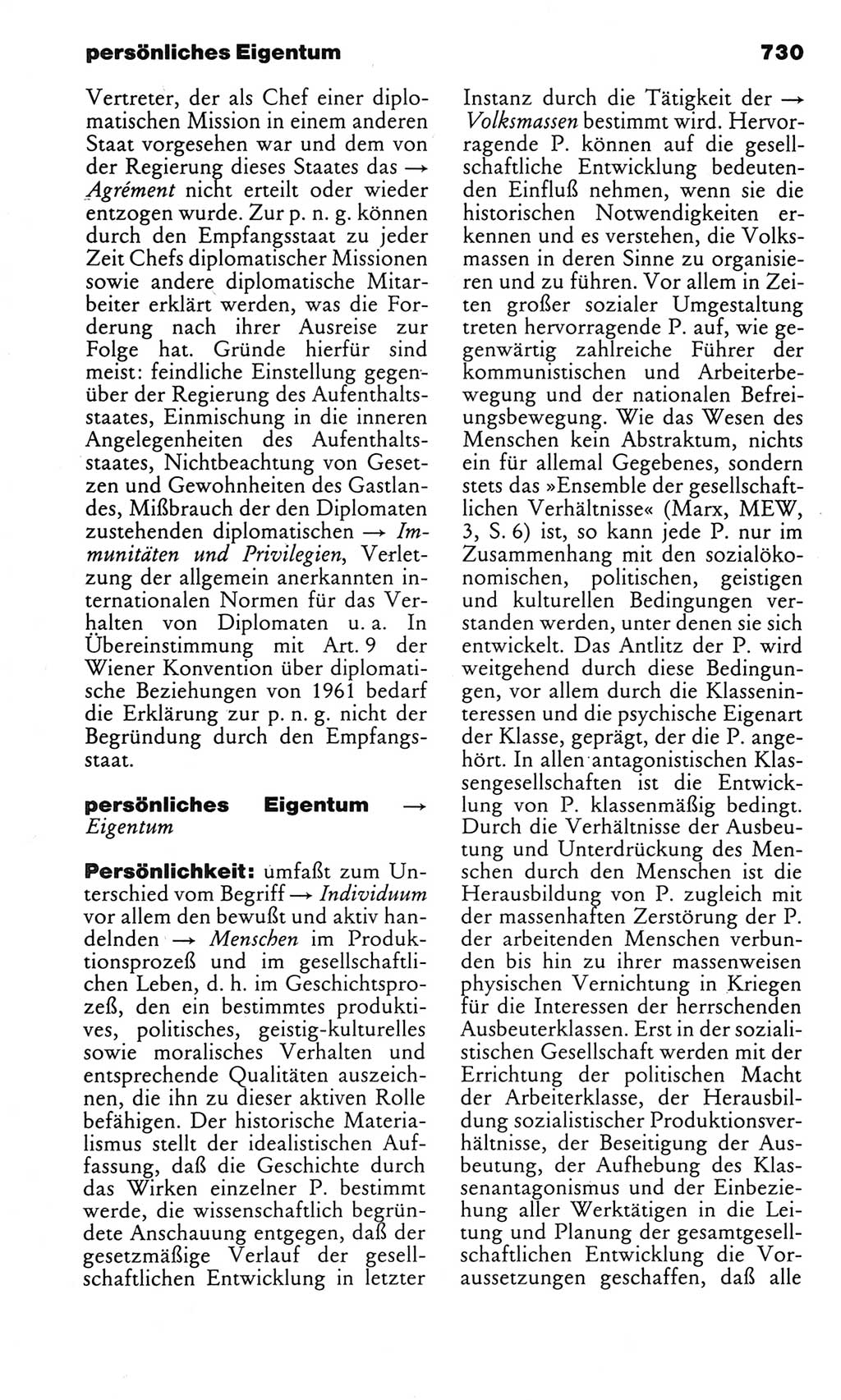 Kleines politisches Wörterbuch [Deutsche Demokratische Republik (DDR)] 1983, Seite 730 (Kl. pol. Wb. DDR 1983, S. 730)