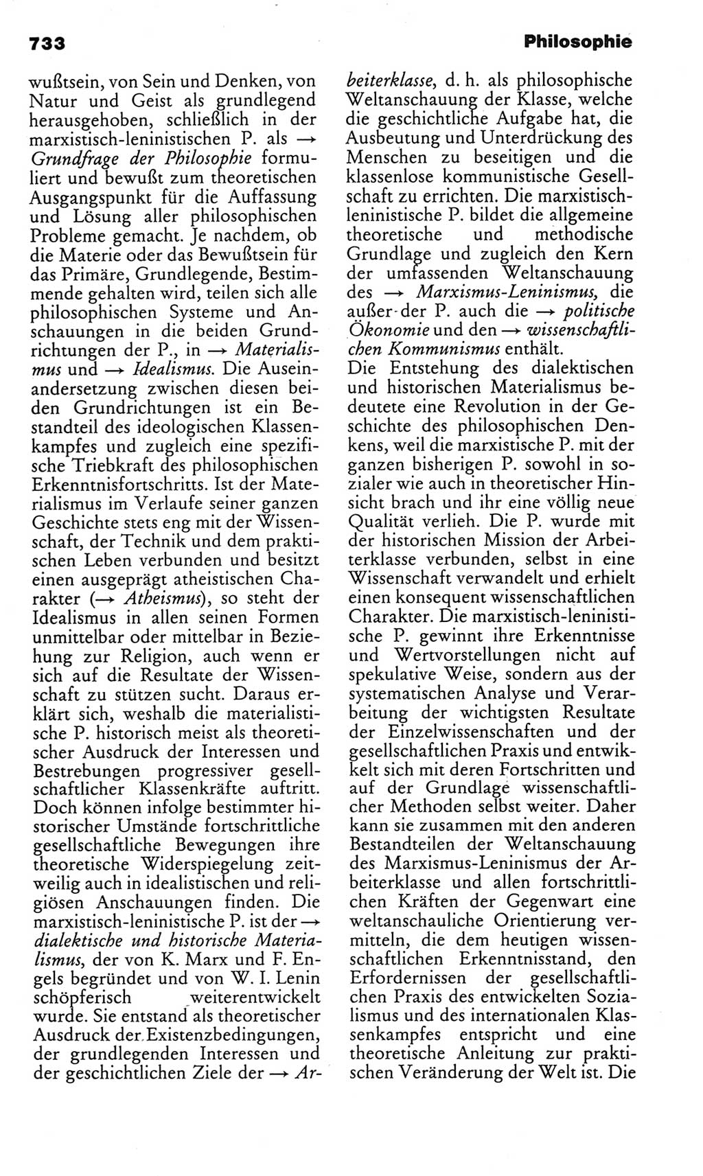 Kleines politisches Wörterbuch [Deutsche Demokratische Republik (DDR)] 1983, Seite 733 (Kl. pol. Wb. DDR 1983, S. 733)