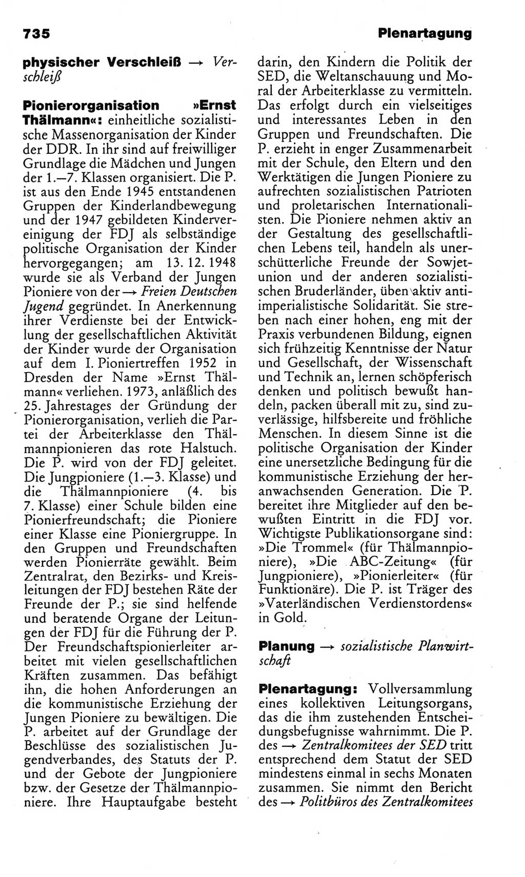 Kleines politisches Wörterbuch [Deutsche Demokratische Republik (DDR)] 1983, Seite 735 (Kl. pol. Wb. DDR 1983, S. 735)