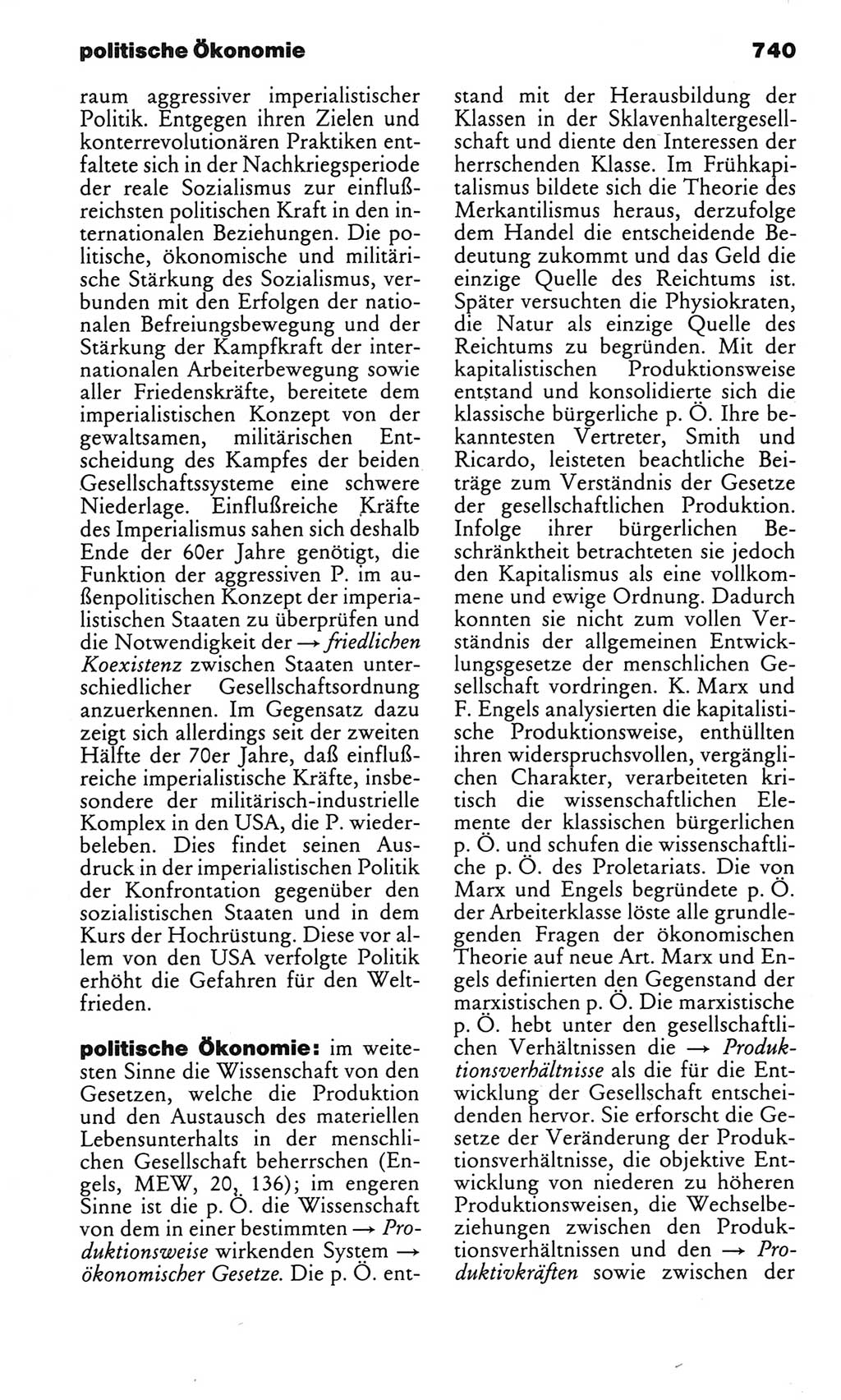 Kleines politisches Wörterbuch [Deutsche Demokratische Republik (DDR)] 1983, Seite 740 (Kl. pol. Wb. DDR 1983, S. 740)