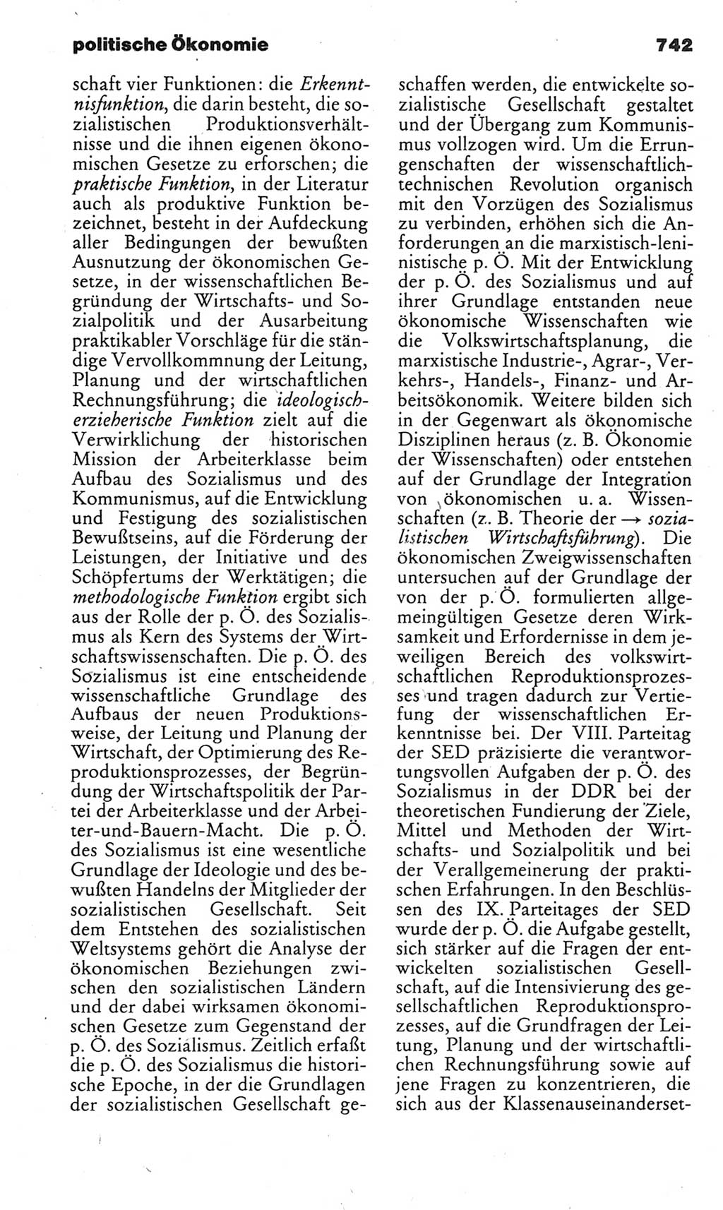 Kleines politisches Wörterbuch [Deutsche Demokratische Republik (DDR)] 1983, Seite 742 (Kl. pol. Wb. DDR 1983, S. 742)