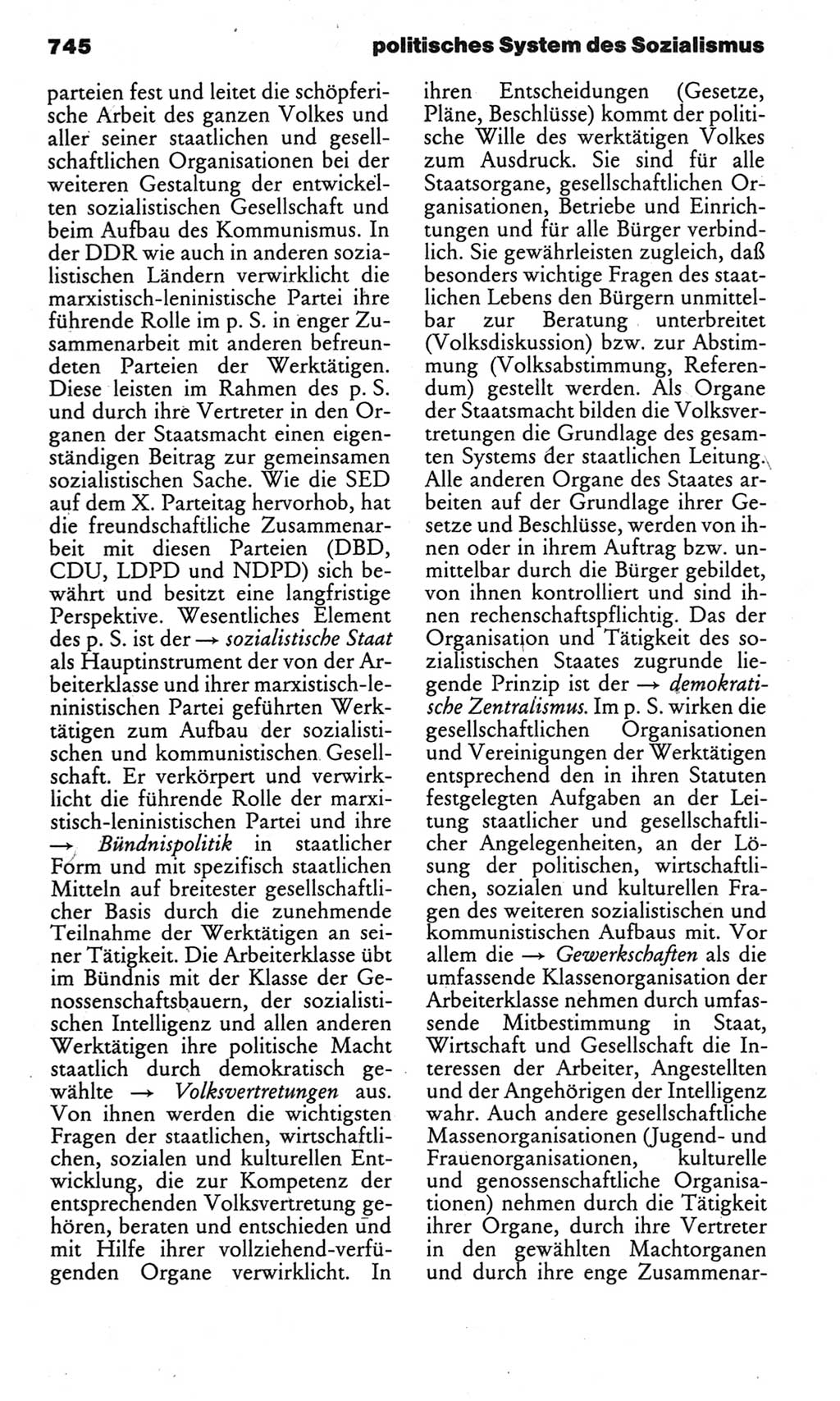 Kleines politisches Wörterbuch [Deutsche Demokratische Republik (DDR)] 1983, Seite 745 (Kl. pol. Wb. DDR 1983, S. 745)
