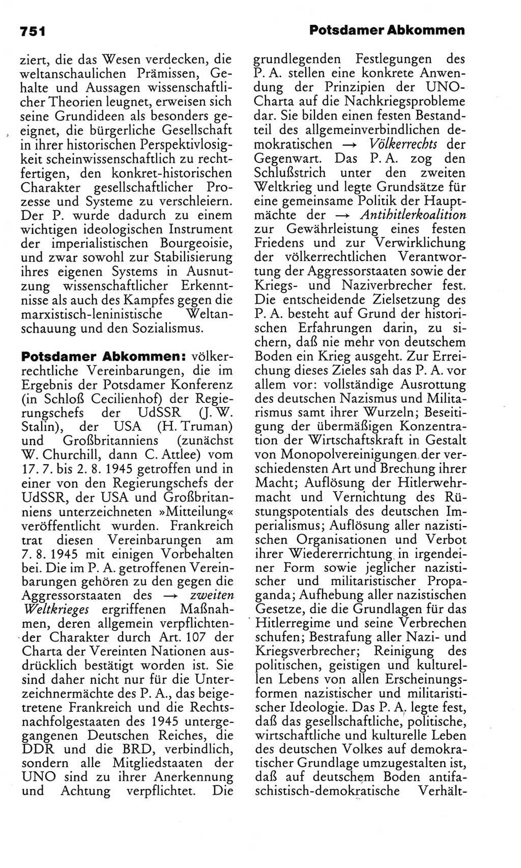 Kleines politisches Wörterbuch [Deutsche Demokratische Republik (DDR)] 1983, Seite 751 (Kl. pol. Wb. DDR 1983, S. 751)