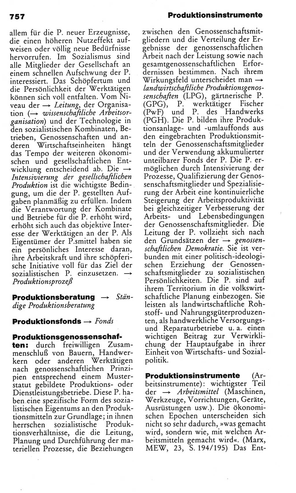 Kleines politisches Wörterbuch [Deutsche Demokratische Republik (DDR)] 1983, Seite 757 (Kl. pol. Wb. DDR 1983, S. 757)