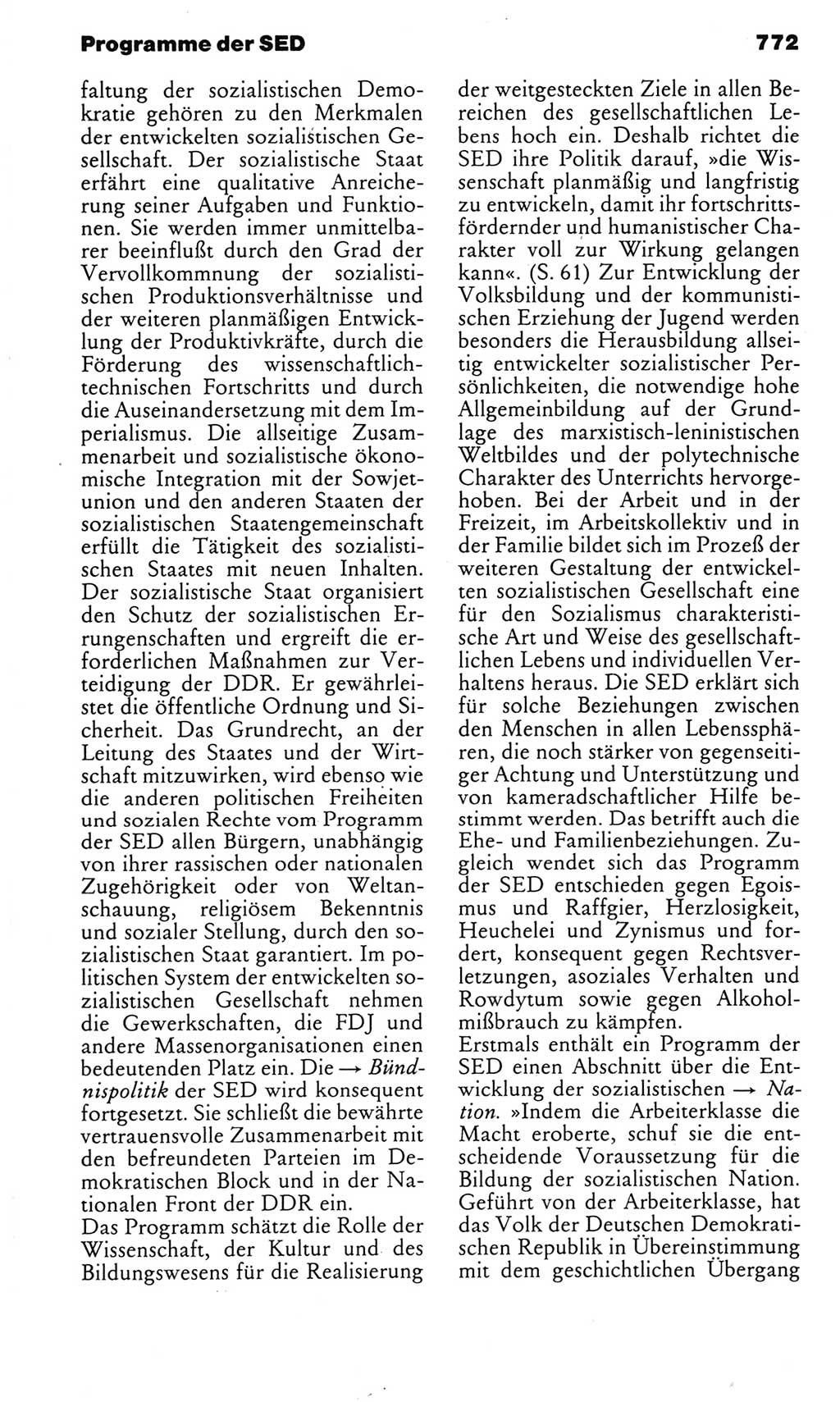 Kleines politisches Wörterbuch [Deutsche Demokratische Republik (DDR)] 1983, Seite 772 (Kl. pol. Wb. DDR 1983, S. 772)