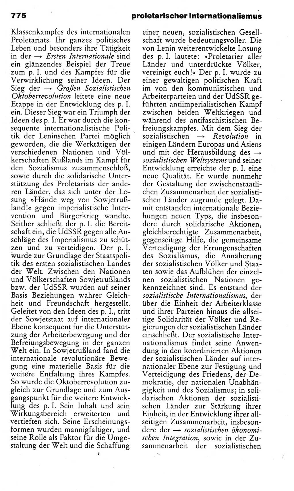 Kleines politisches Wörterbuch [Deutsche Demokratische Republik (DDR)] 1983, Seite 775 (Kl. pol. Wb. DDR 1983, S. 775)