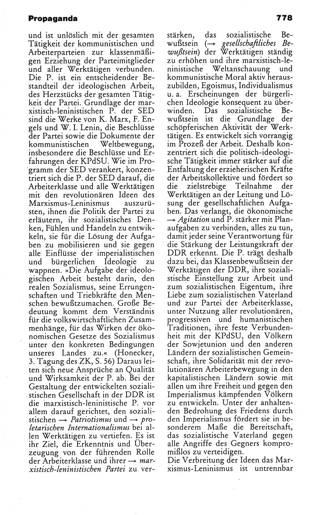 Kleines politisches Wörterbuch [Deutsche Demokratische Republik (DDR)] 1983, Seite 778 (Kl. pol. Wb. DDR 1983, S. 778)