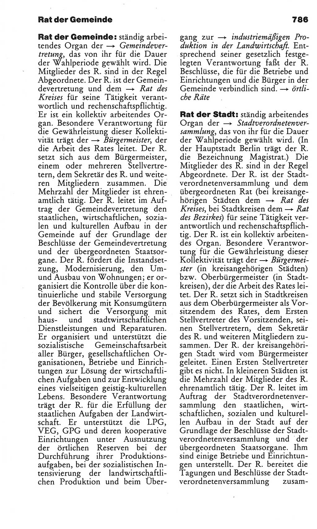 Kleines politisches Wörterbuch [Deutsche Demokratische Republik (DDR)] 1983, Seite 786 (Kl. pol. Wb. DDR 1983, S. 786)