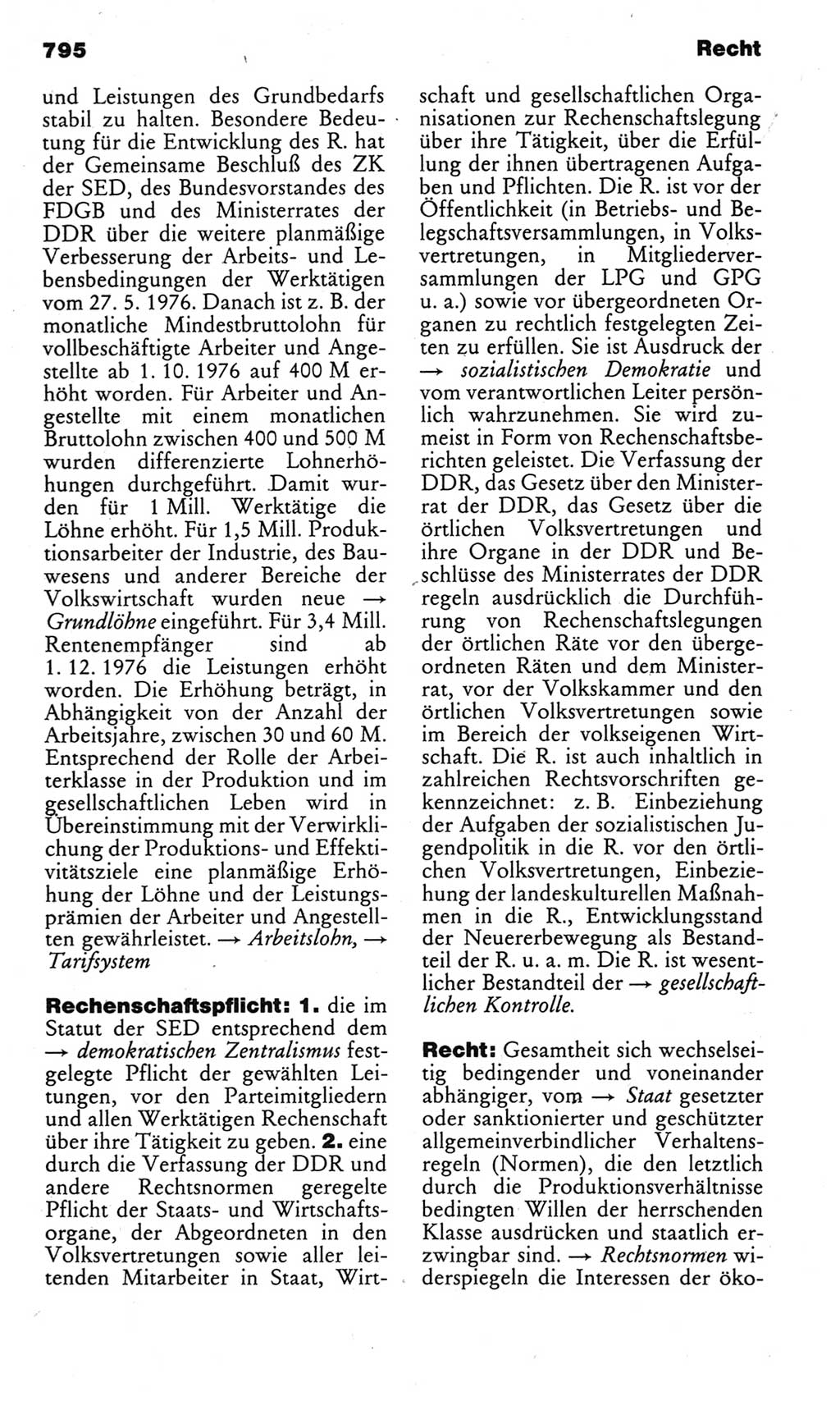 Kleines politisches Wörterbuch [Deutsche Demokratische Republik (DDR)] 1983, Seite 795 (Kl. pol. Wb. DDR 1983, S. 795)