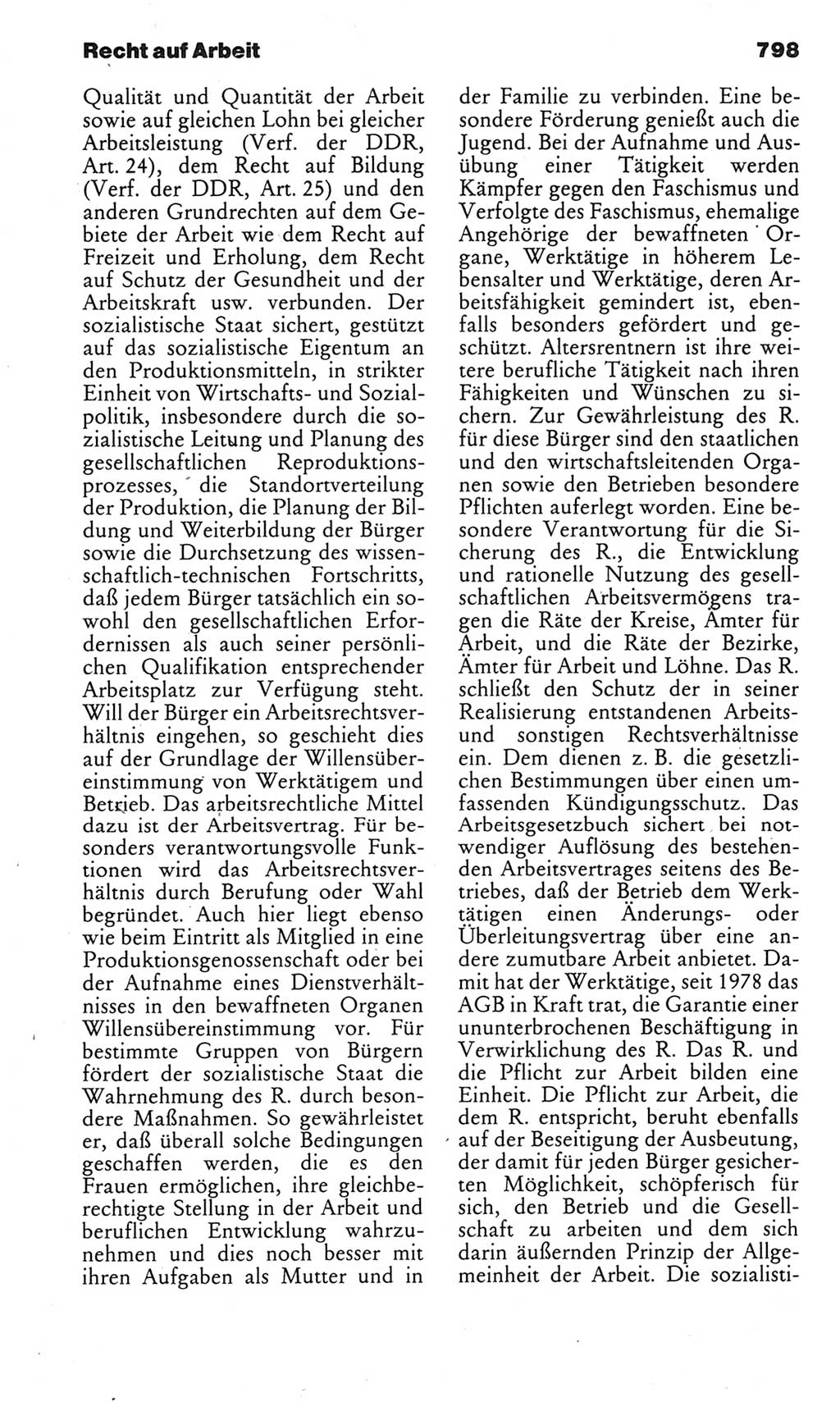 Kleines politisches Wörterbuch [Deutsche Demokratische Republik (DDR)] 1983, Seite 798 (Kl. pol. Wb. DDR 1983, S. 798)