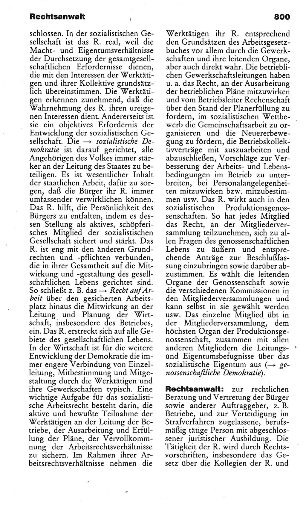 Kleines politisches Wörterbuch [Deutsche Demokratische Republik (DDR)] 1983, Seite 800 (Kl. pol. Wb. DDR 1983, S. 800)