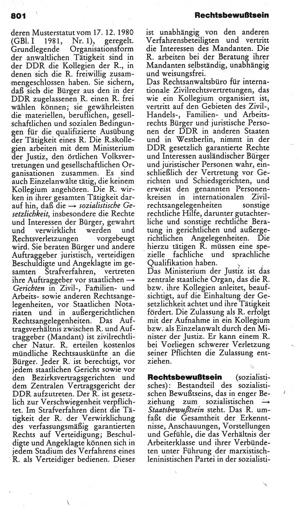 Kleines politisches Wörterbuch [Deutsche Demokratische Republik (DDR)] 1983, Seite 801 (Kl. pol. Wb. DDR 1983, S. 801)