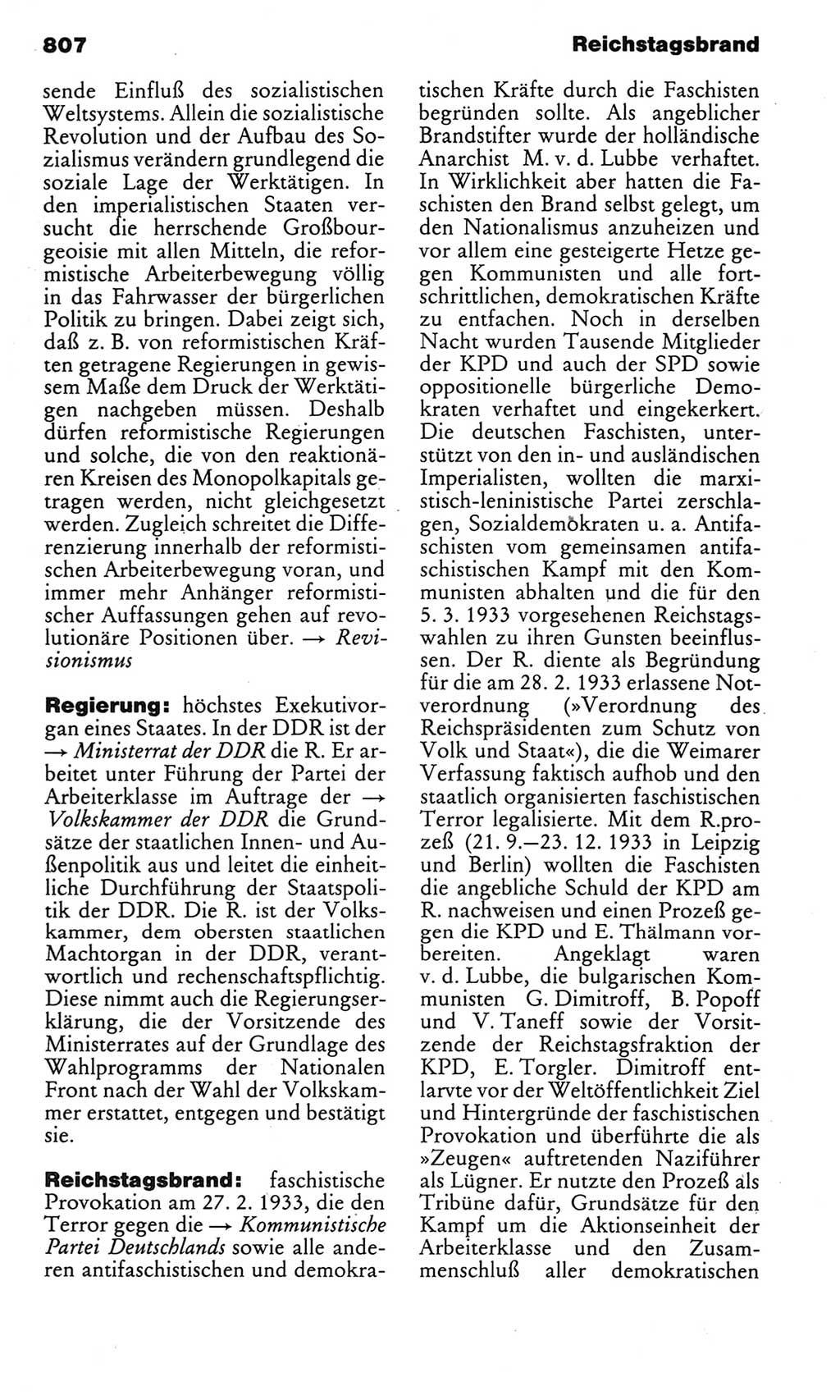 Kleines politisches Wörterbuch [Deutsche Demokratische Republik (DDR)] 1983, Seite 807 (Kl. pol. Wb. DDR 1983, S. 807)