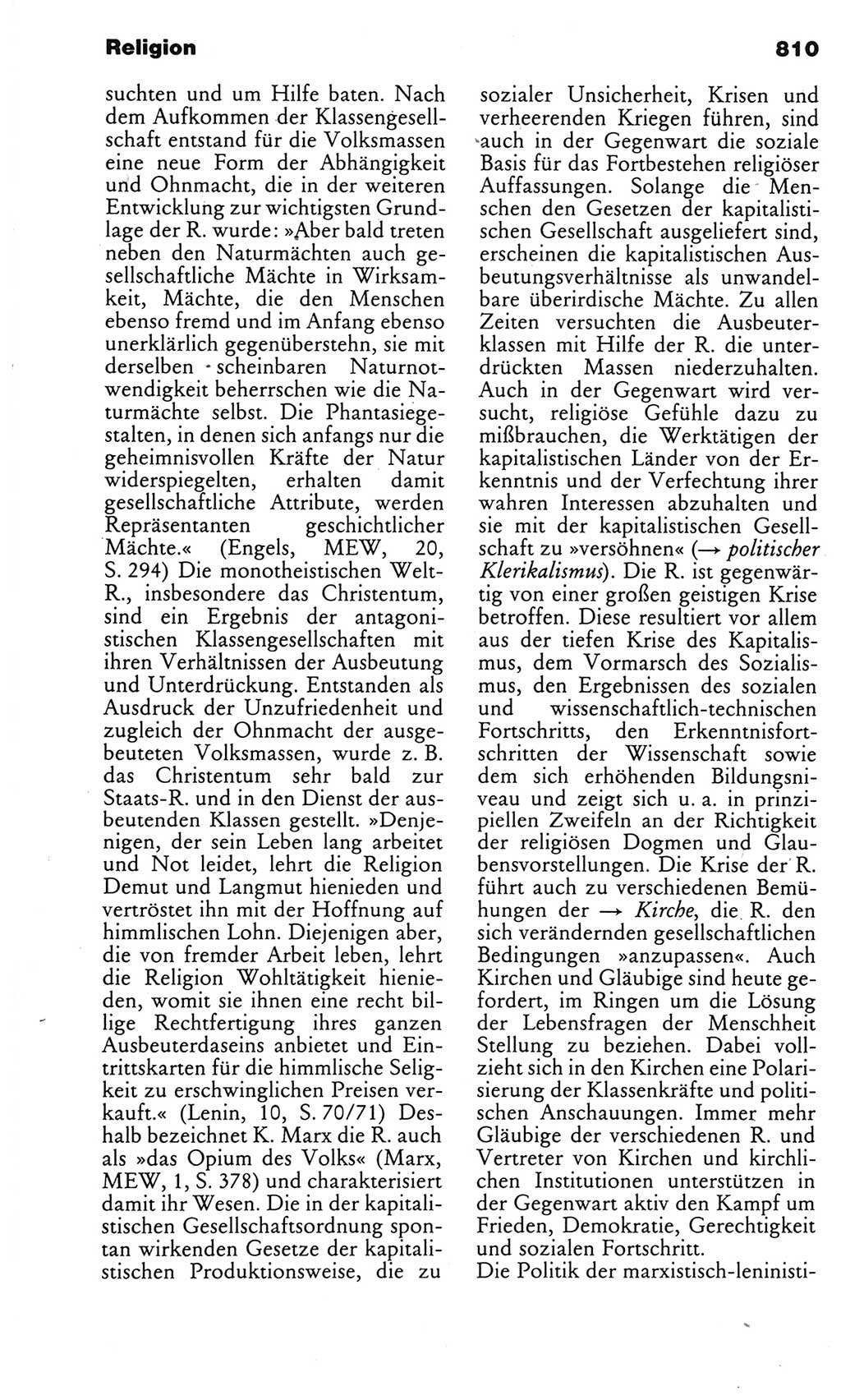 Kleines politisches Wörterbuch [Deutsche Demokratische Republik (DDR)] 1983, Seite 810 (Kl. pol. Wb. DDR 1983, S. 810)
