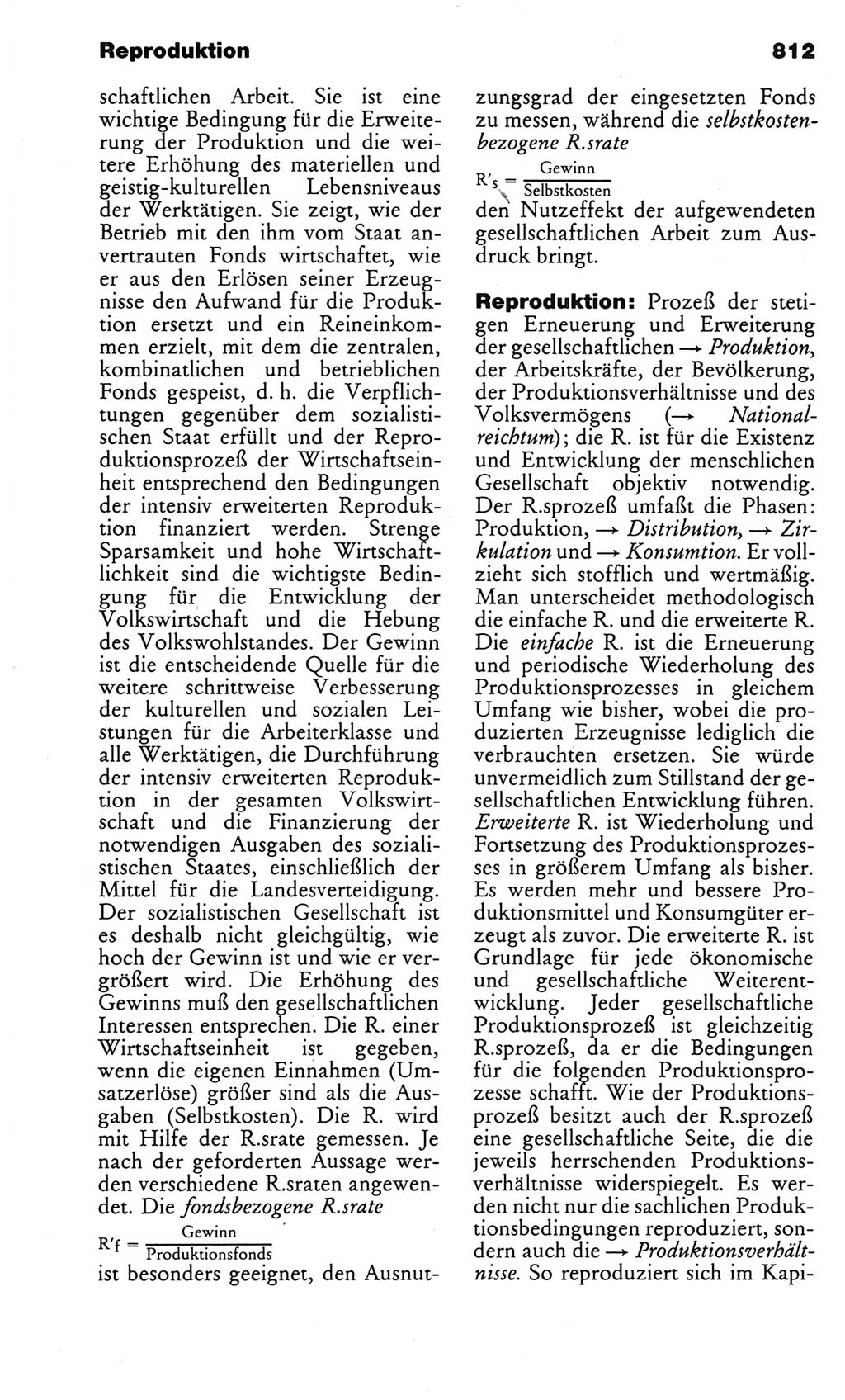 Kleines politisches Wörterbuch [Deutsche Demokratische Republik (DDR)] 1983, Seite 812 (Kl. pol. Wb. DDR 1983, S. 812)