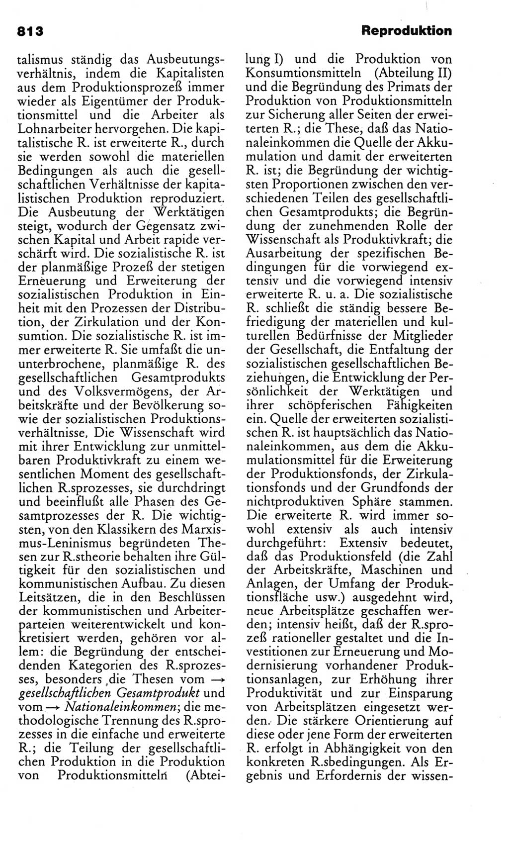 Kleines politisches Wörterbuch [Deutsche Demokratische Republik (DDR)] 1983, Seite 813 (Kl. pol. Wb. DDR 1983, S. 813)