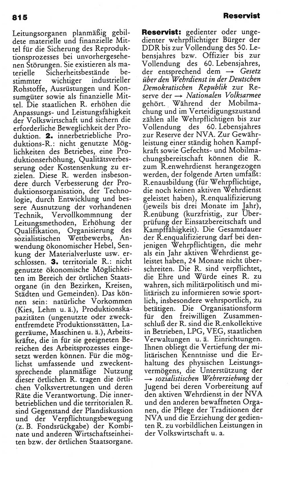 Kleines politisches Wörterbuch [Deutsche Demokratische Republik (DDR)] 1983, Seite 815 (Kl. pol. Wb. DDR 1983, S. 815)