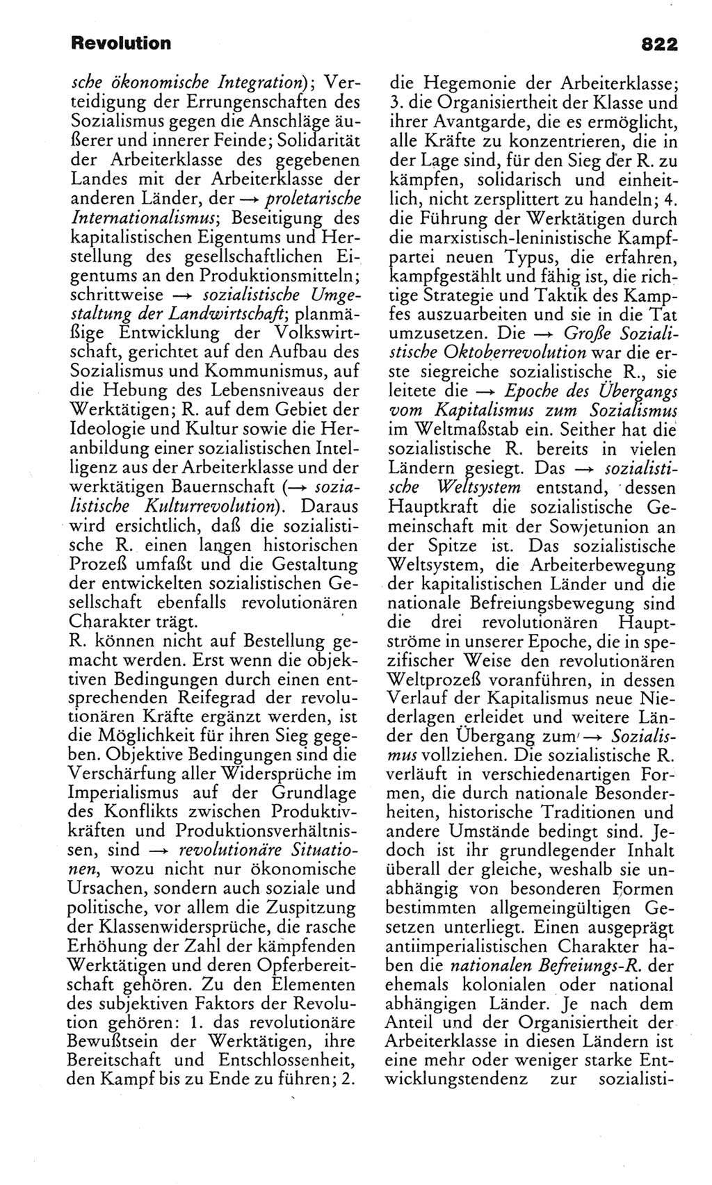Kleines politisches Wörterbuch [Deutsche Demokratische Republik (DDR)] 1983, Seite 822 (Kl. pol. Wb. DDR 1983, S. 822)
