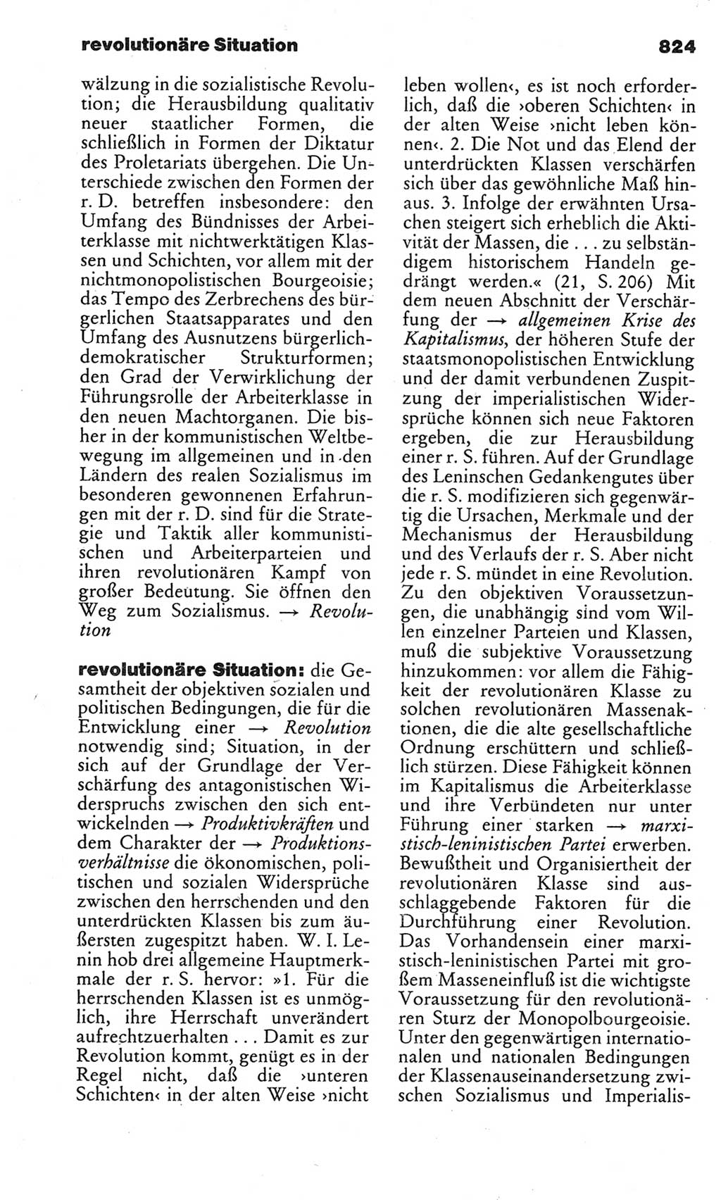 Kleines politisches Wörterbuch [Deutsche Demokratische Republik (DDR)] 1983, Seite 824 (Kl. pol. Wb. DDR 1983, S. 824)