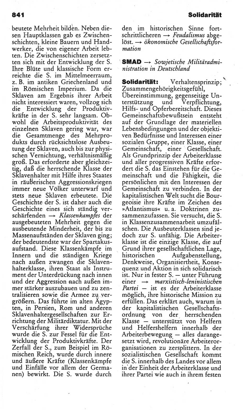 Kleines politisches Wörterbuch [Deutsche Demokratische Republik (DDR)] 1983, Seite 841 (Kl. pol. Wb. DDR 1983, S. 841)