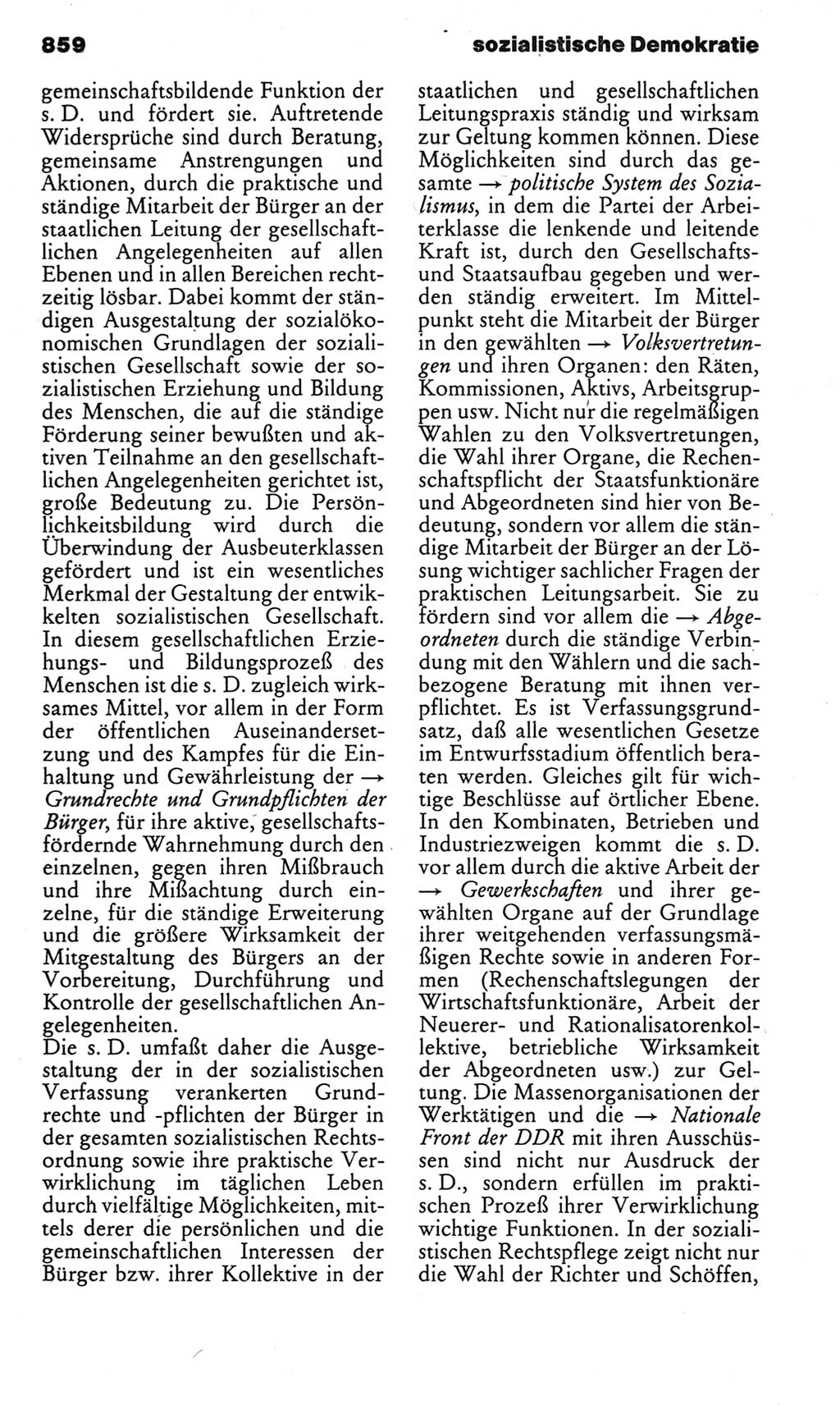 Kleines politisches Wörterbuch [Deutsche Demokratische Republik (DDR)] 1983, Seite 859 (Kl. pol. Wb. DDR 1983, S. 859)
