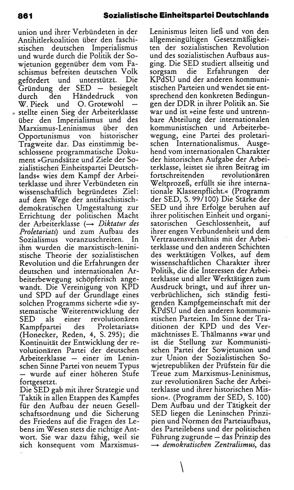 Kleines politisches Wörterbuch [Deutsche Demokratische Republik (DDR)] 1983, Seite 861 (Kl. pol. Wb. DDR 1983, S. 861)