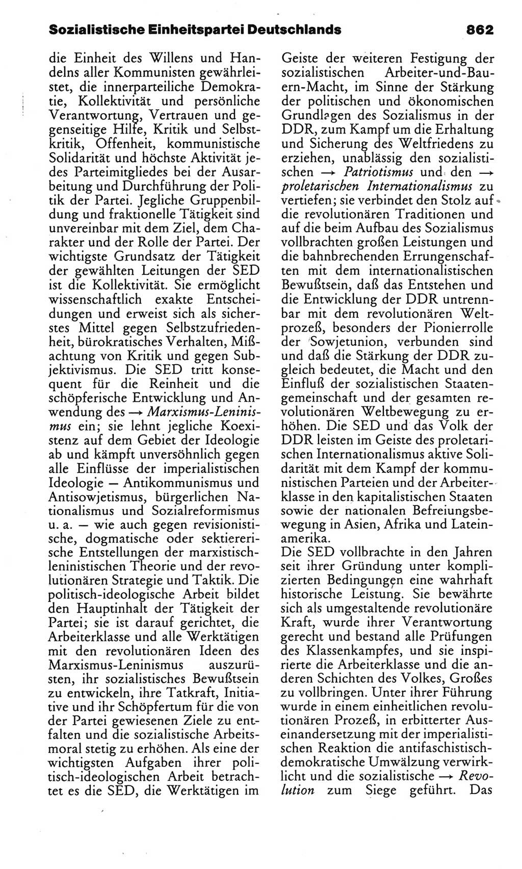 Kleines politisches Wörterbuch [Deutsche Demokratische Republik (DDR)] 1983, Seite 862 (Kl. pol. Wb. DDR 1983, S. 862)
