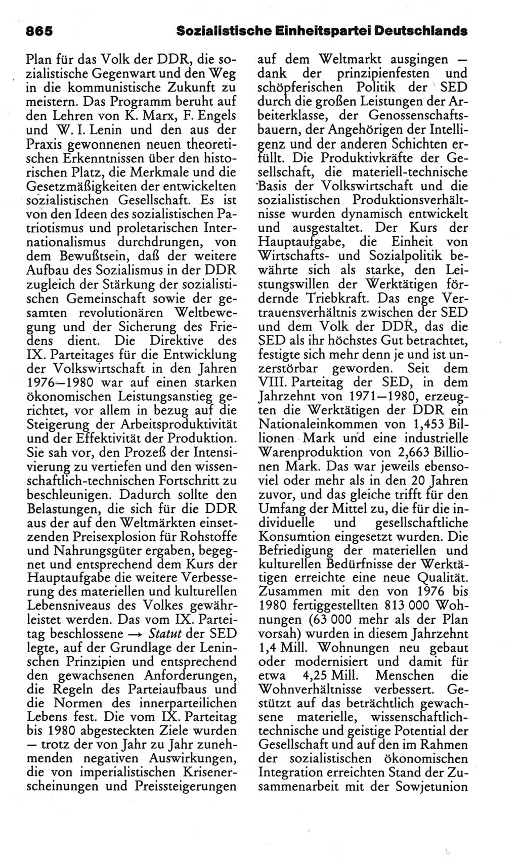 Kleines politisches Wörterbuch [Deutsche Demokratische Republik (DDR)] 1983, Seite 865 (Kl. pol. Wb. DDR 1983, S. 865)