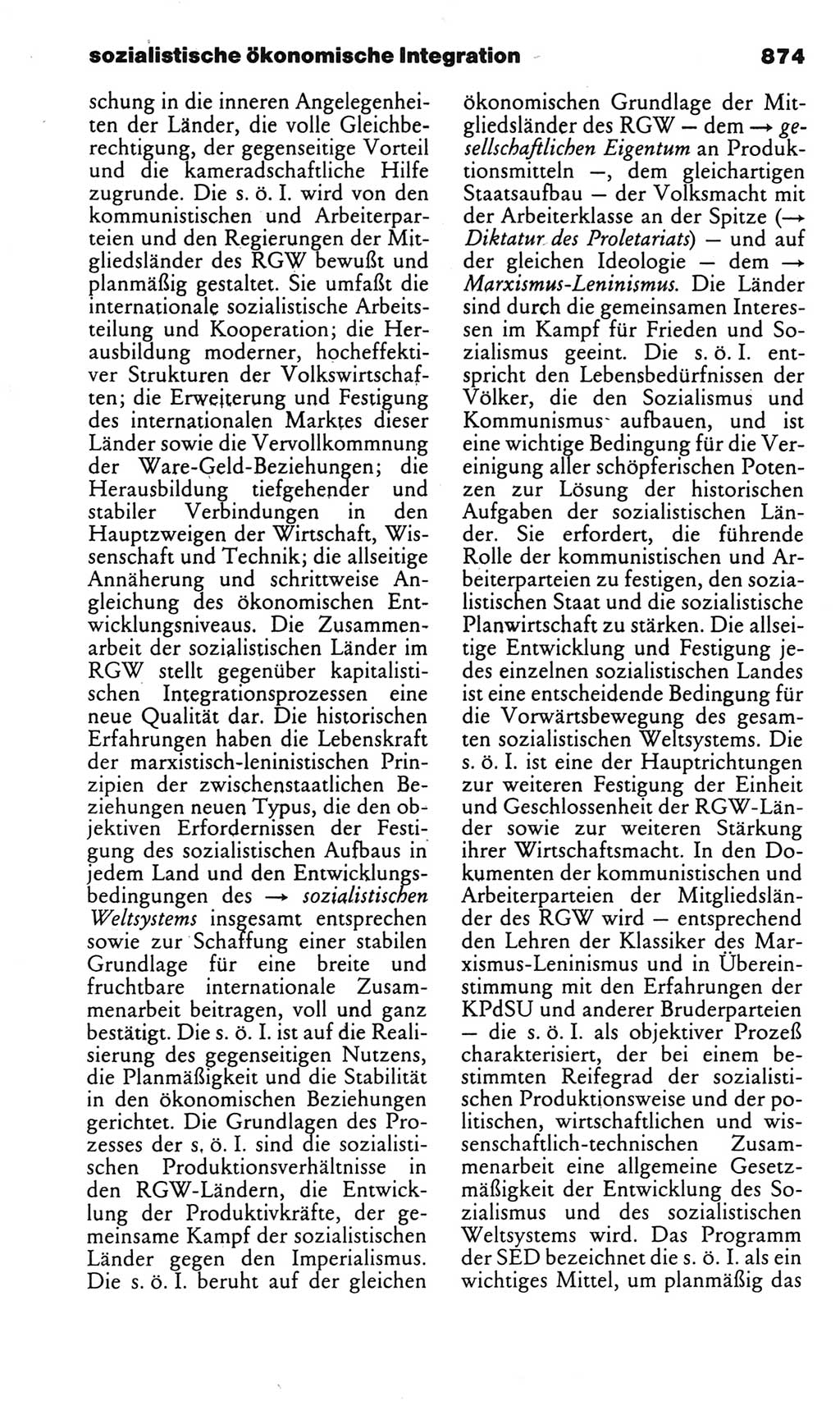 Kleines politisches Wörterbuch [Deutsche Demokratische Republik (DDR)] 1983, Seite 874 (Kl. pol. Wb. DDR 1983, S. 874)