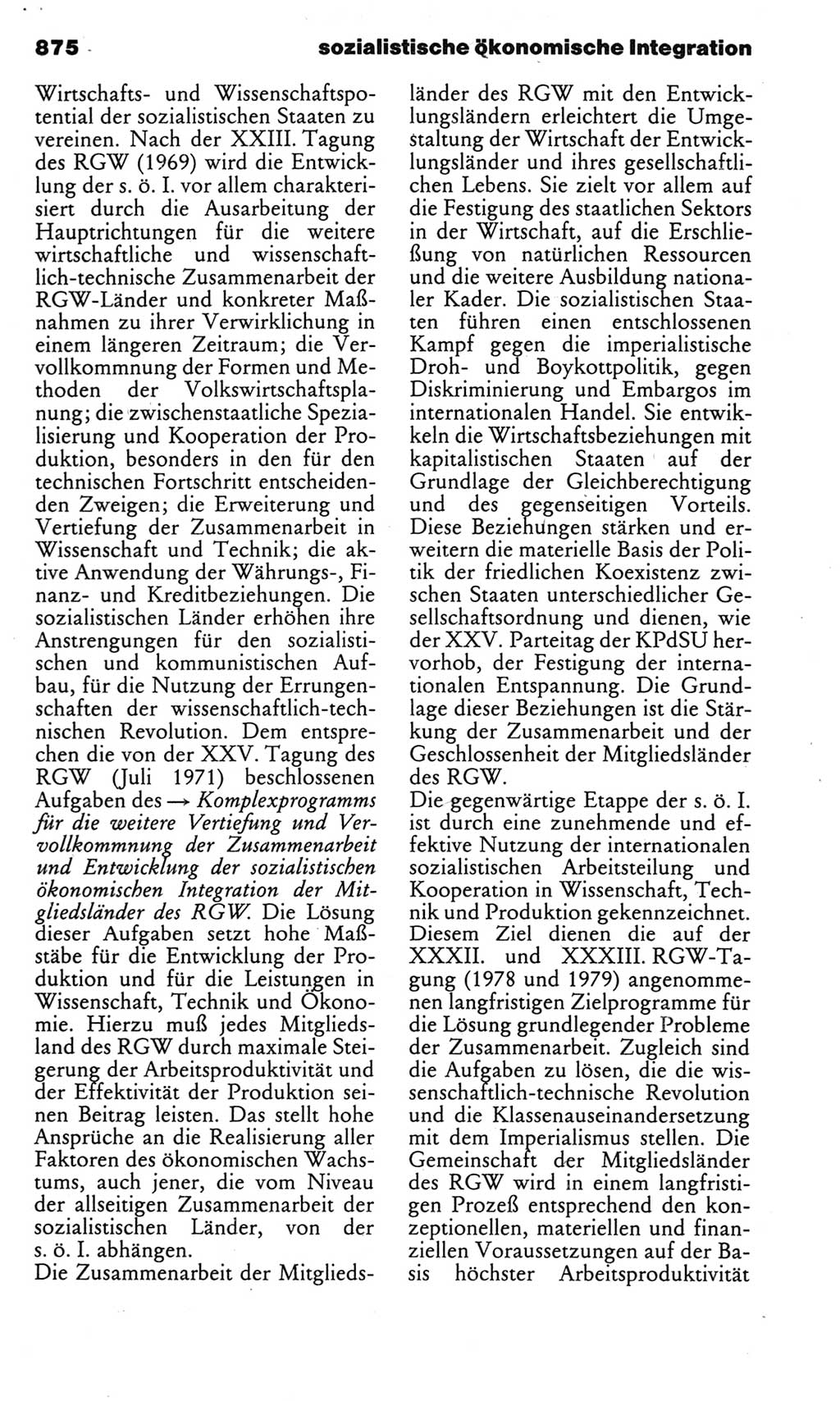 Kleines politisches Wörterbuch [Deutsche Demokratische Republik (DDR)] 1983, Seite 875 (Kl. pol. Wb. DDR 1983, S. 875)