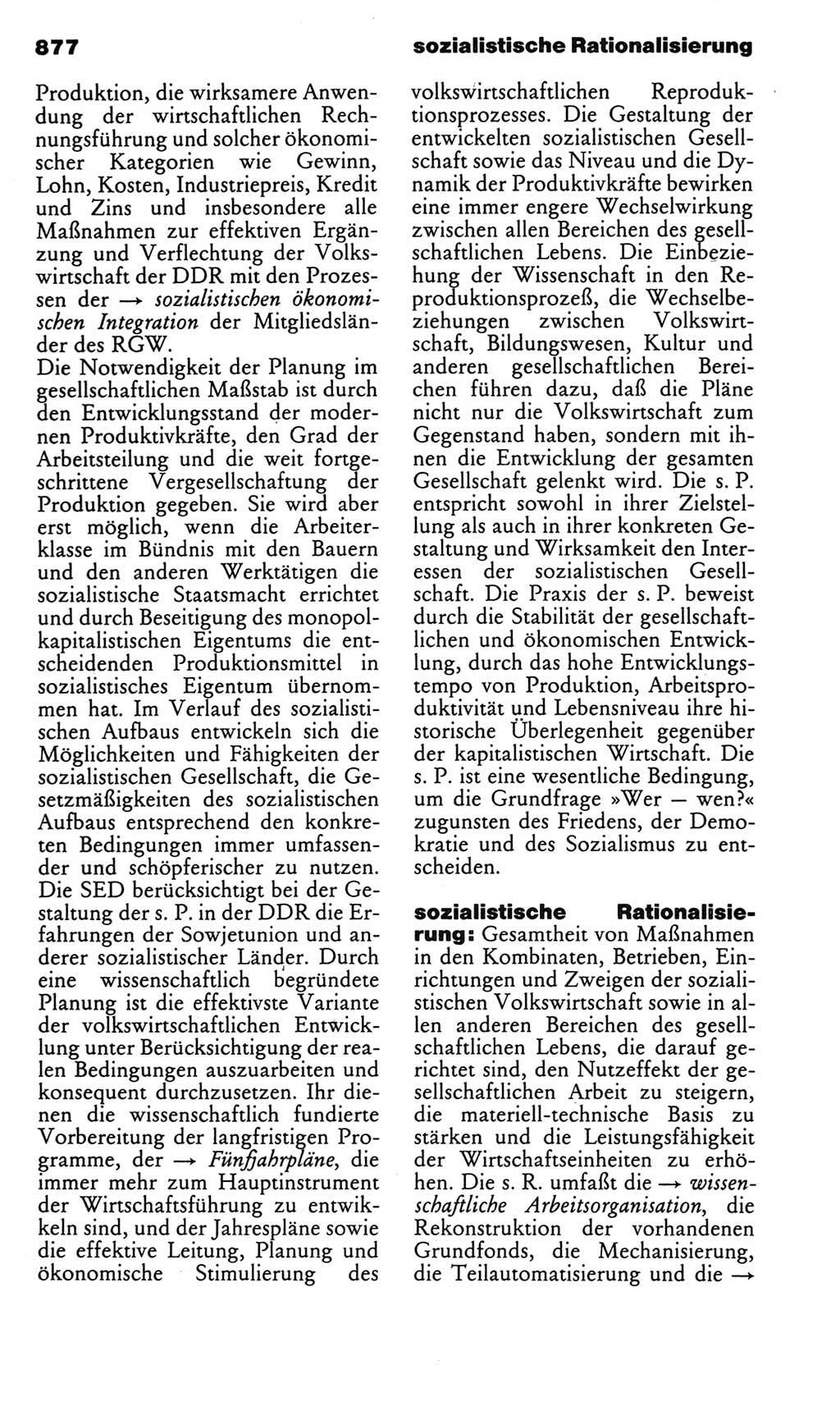 Kleines politisches Wörterbuch [Deutsche Demokratische Republik (DDR)] 1983, Seite 877 (Kl. pol. Wb. DDR 1983, S. 877)